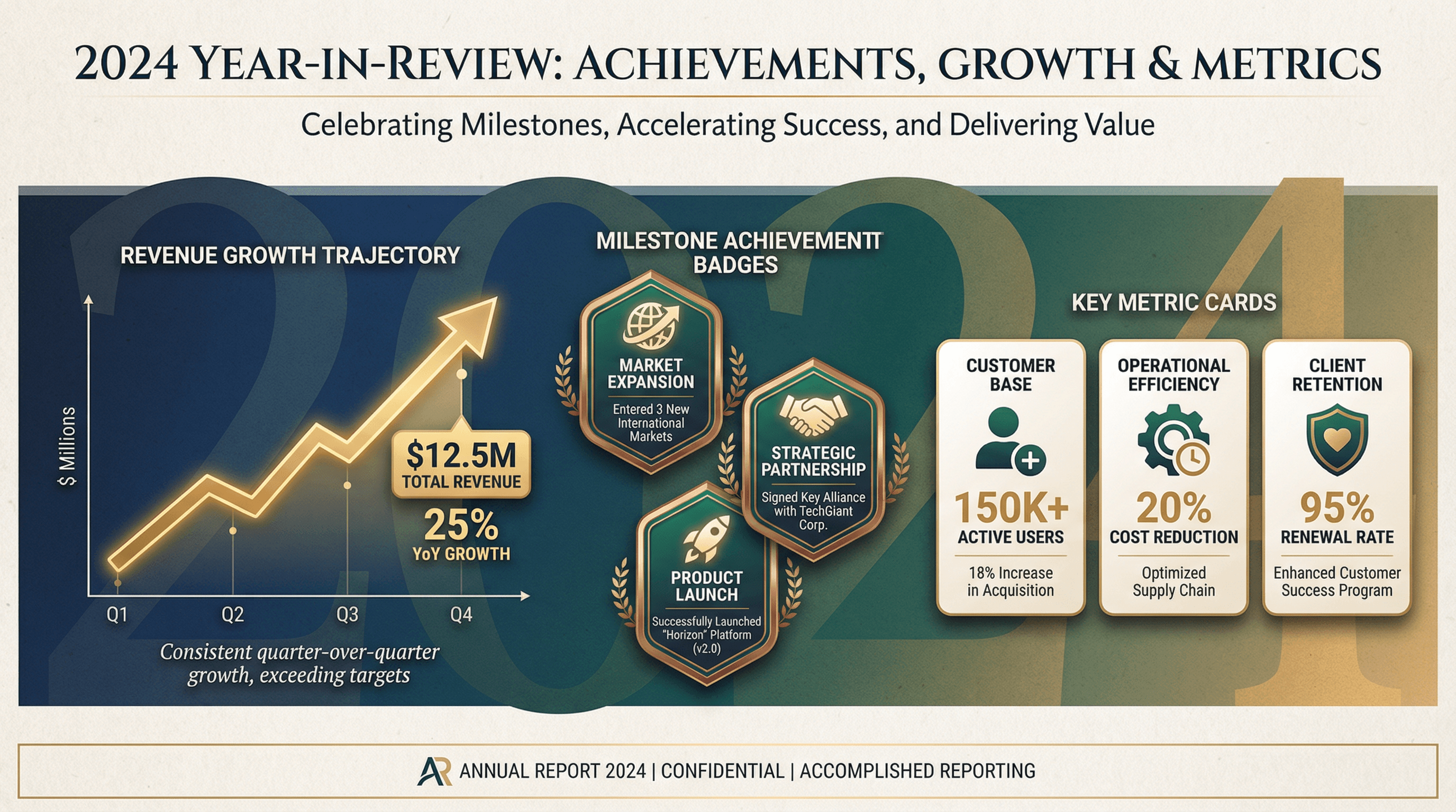 Annual Report Highlights - Variation 4