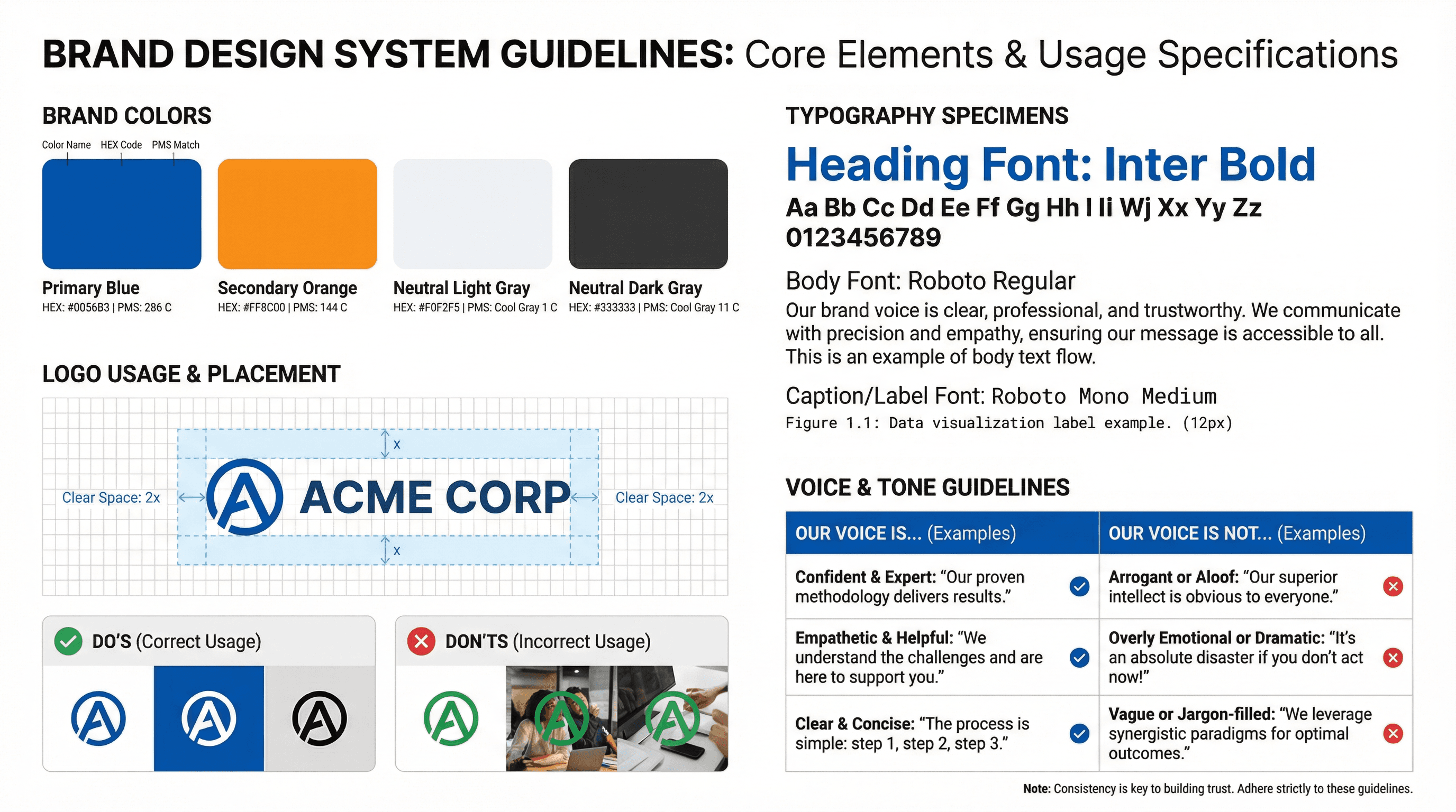 Brand Guidelines Overview - Variation 2