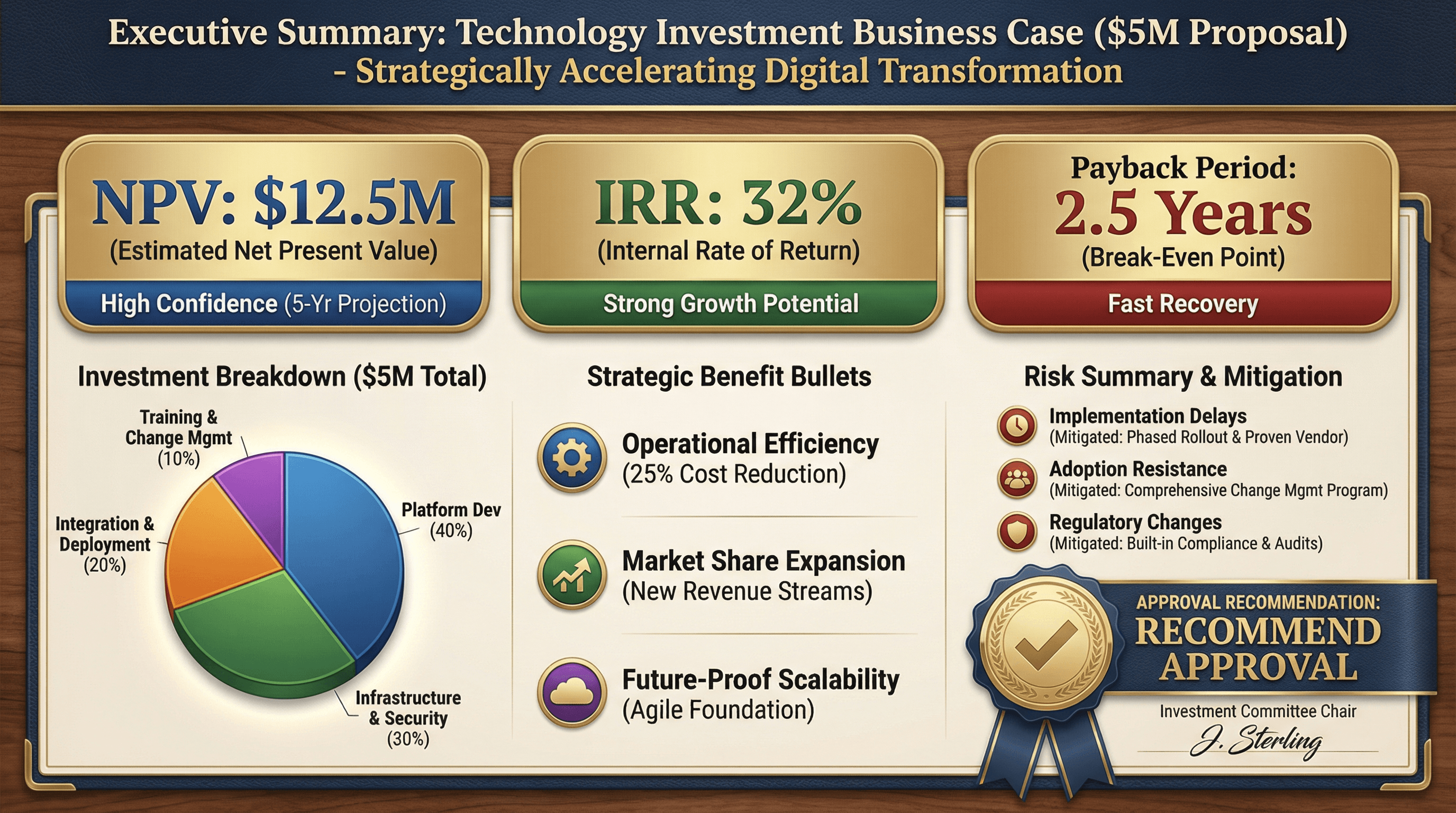 Business Case Summary - Variation 2