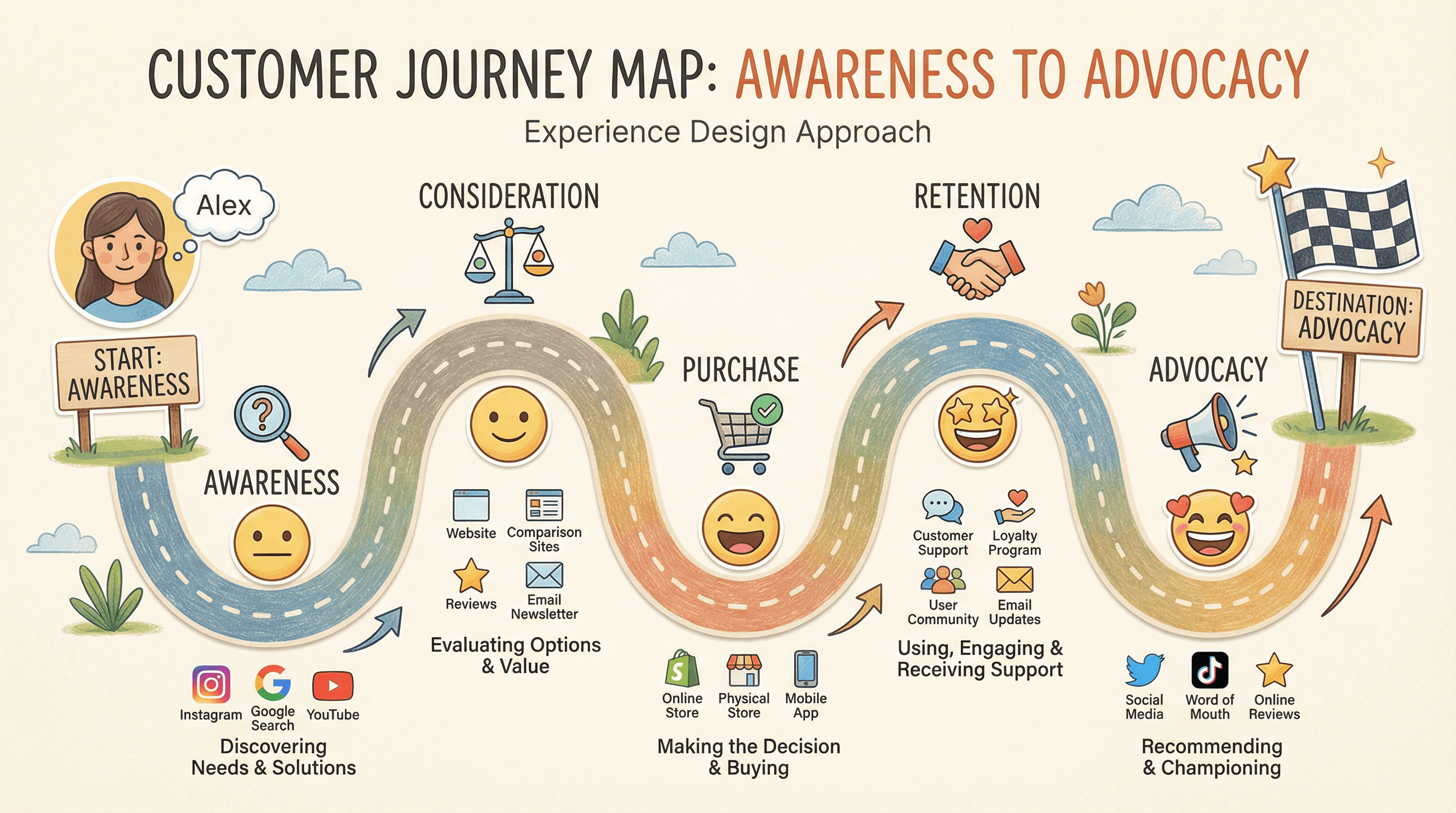Customer Journey Map - Variation 2