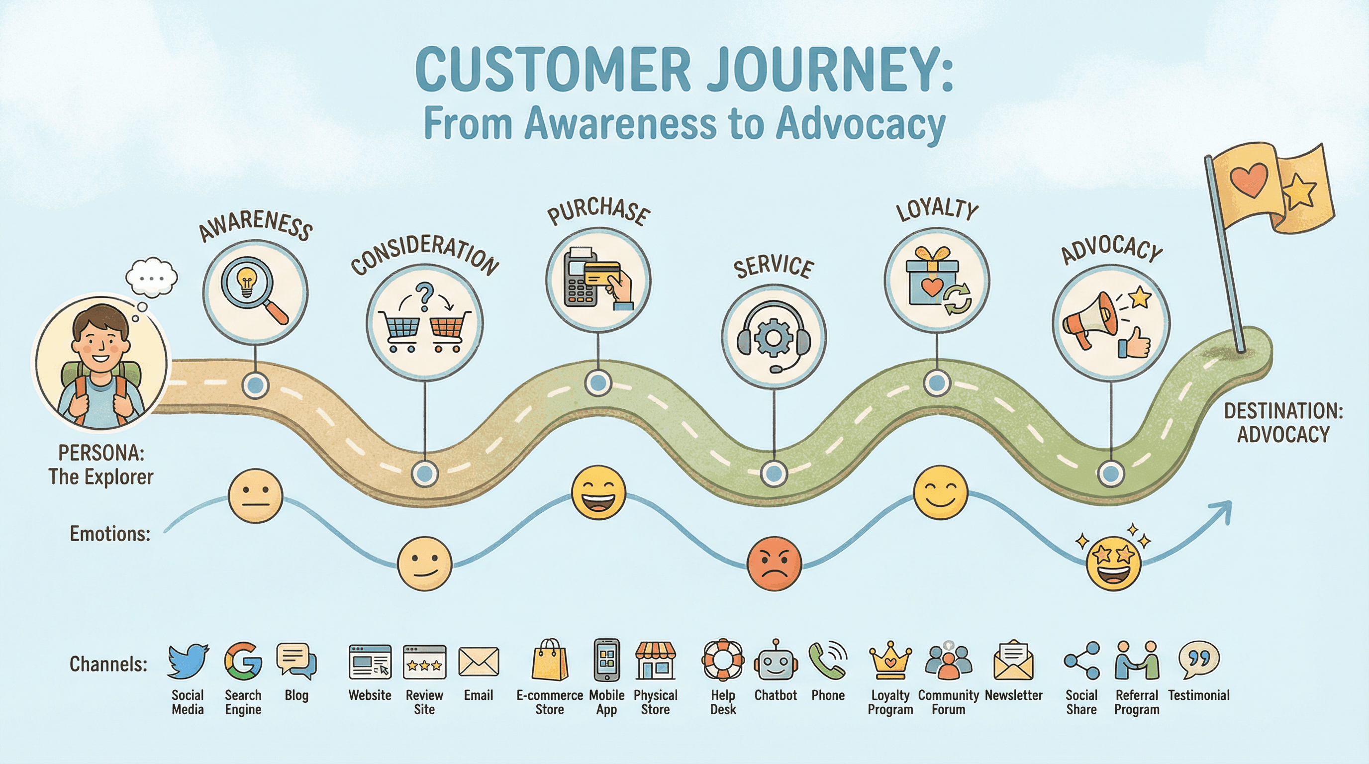 Customer Journey Map - Variation 3
