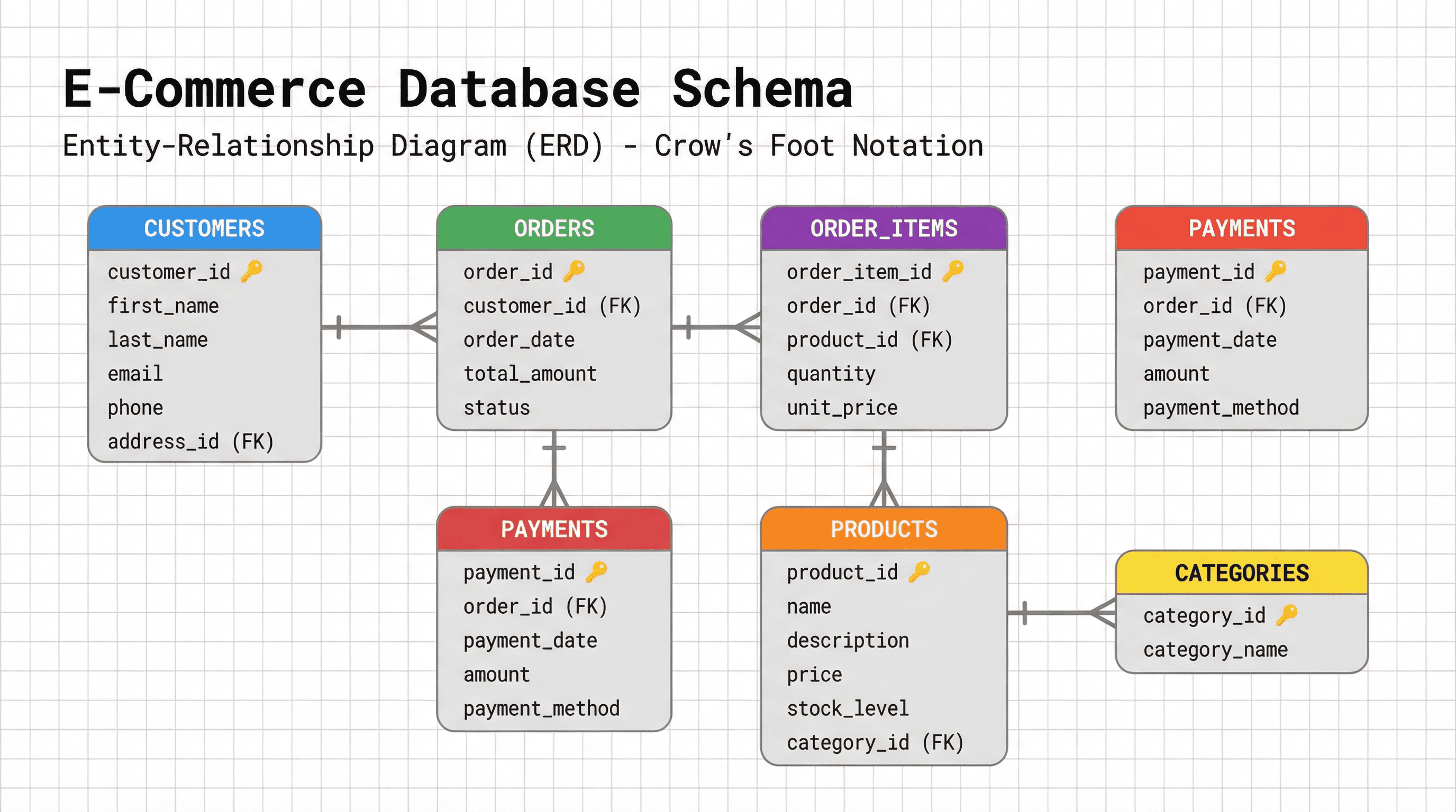 Database Schema Design - Variation 4