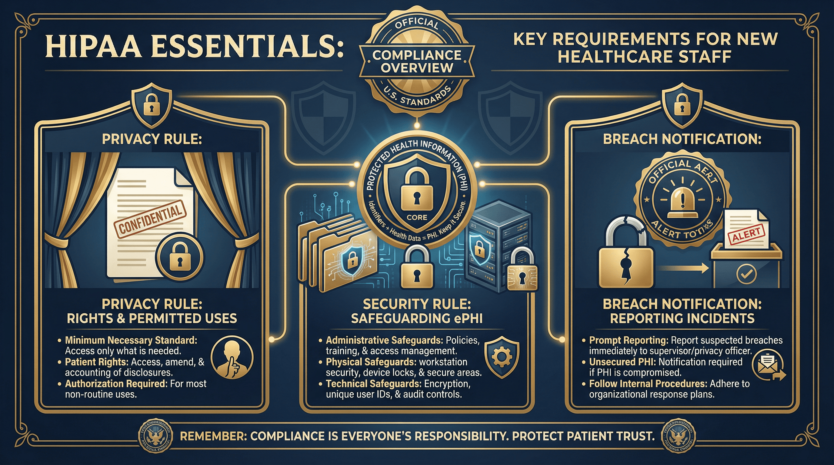 HIPAA Compliance Overview - Variation 3