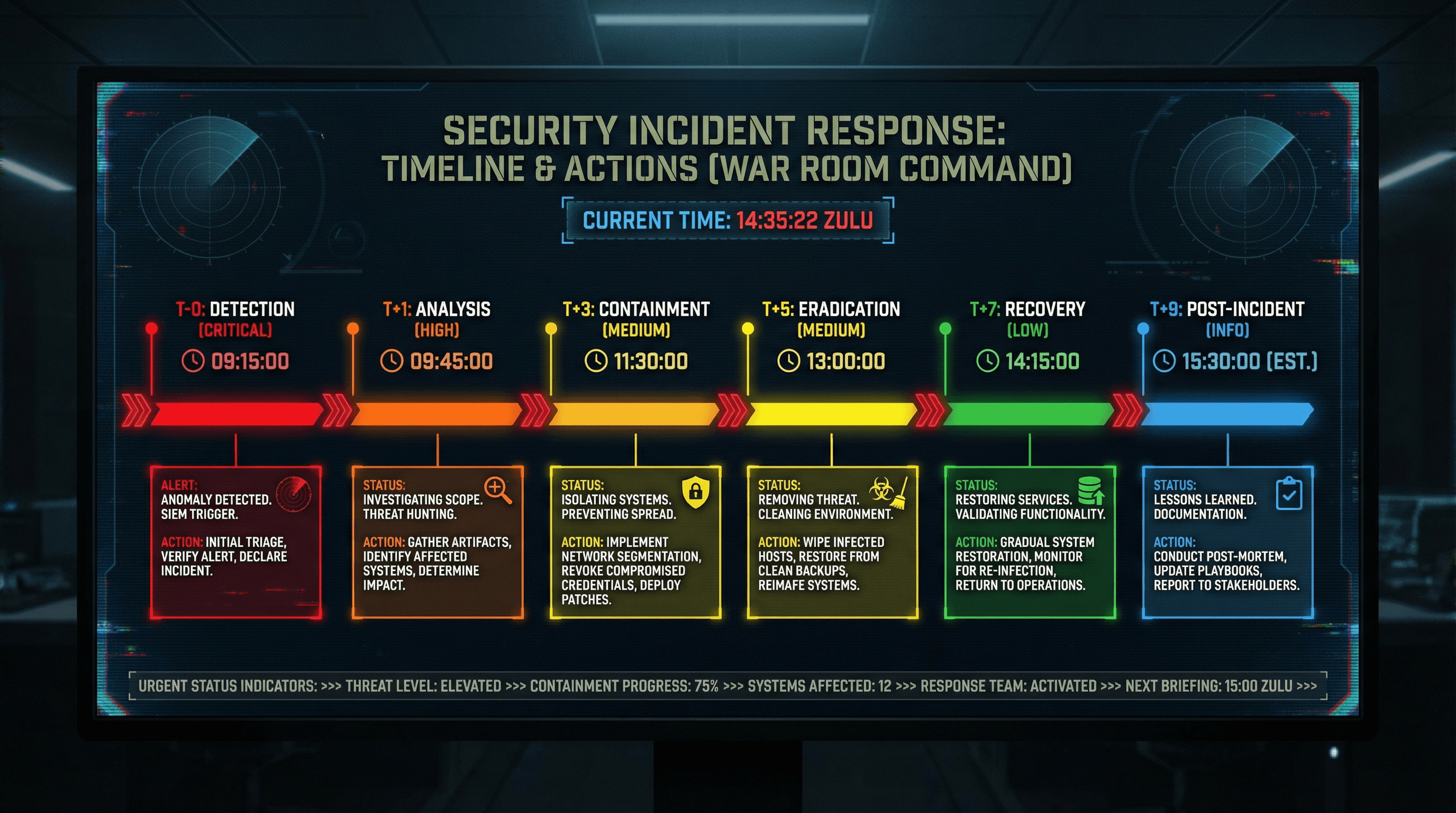Incident Response Timeline - Variation 2