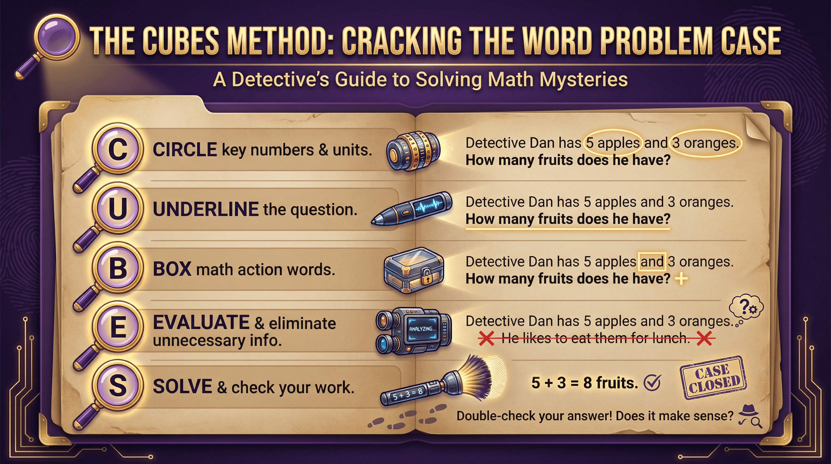 Math Word Problem Strategy - Variation 2