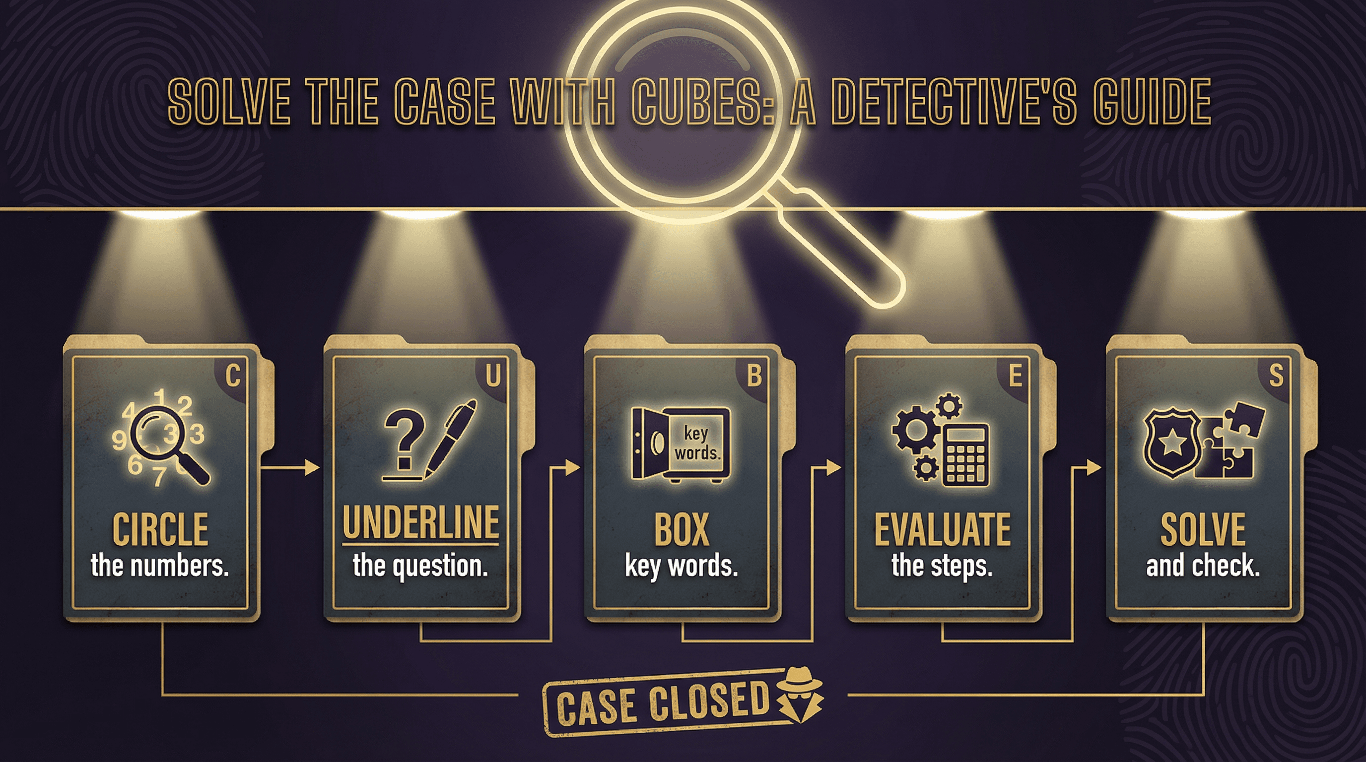 Math Word Problem Strategy - Variation 4