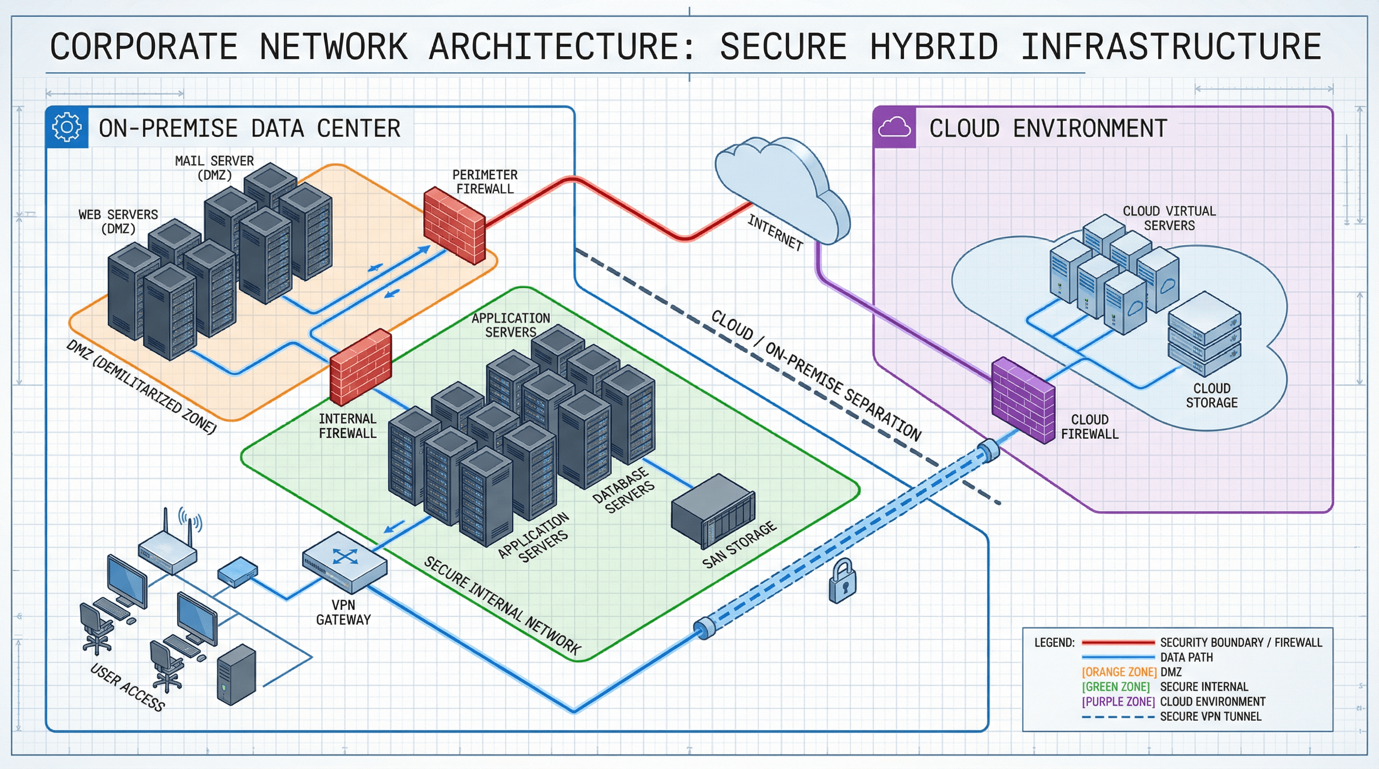 Network Topology Diagram - Variation 4