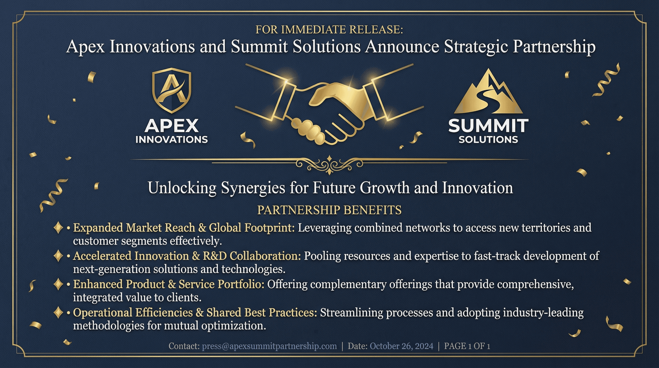 Partnership Announcement - Variation 2