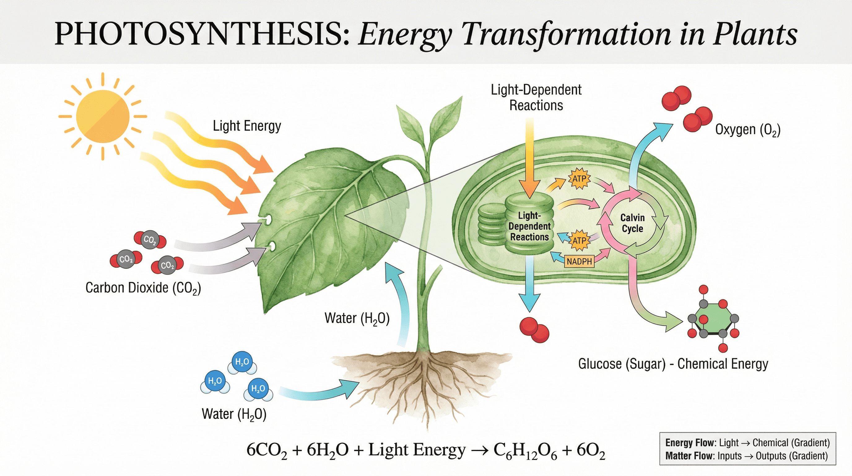 Photosynthesis Process Diagram - Variation 4