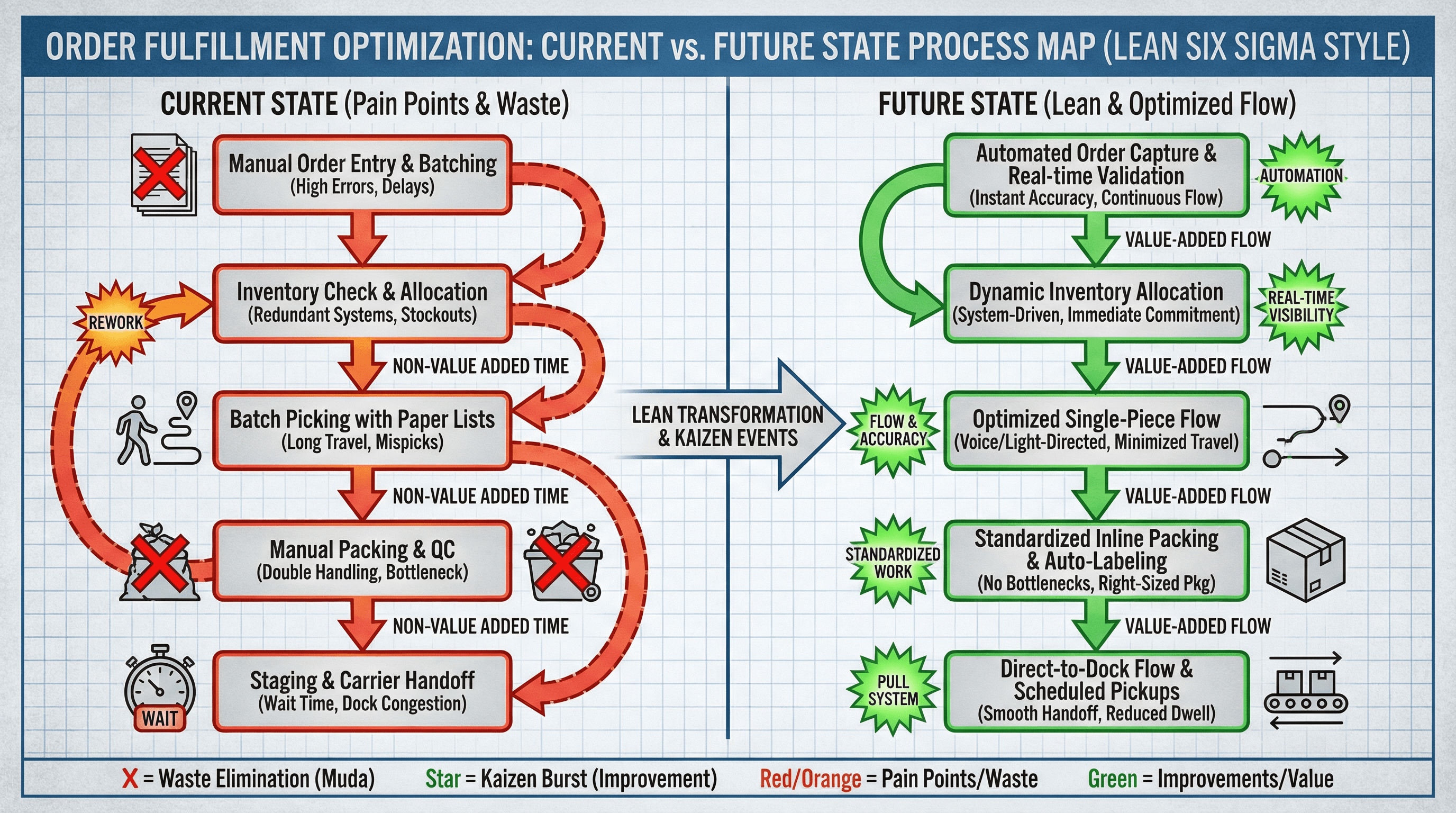 Process Improvement Map - Variation 2