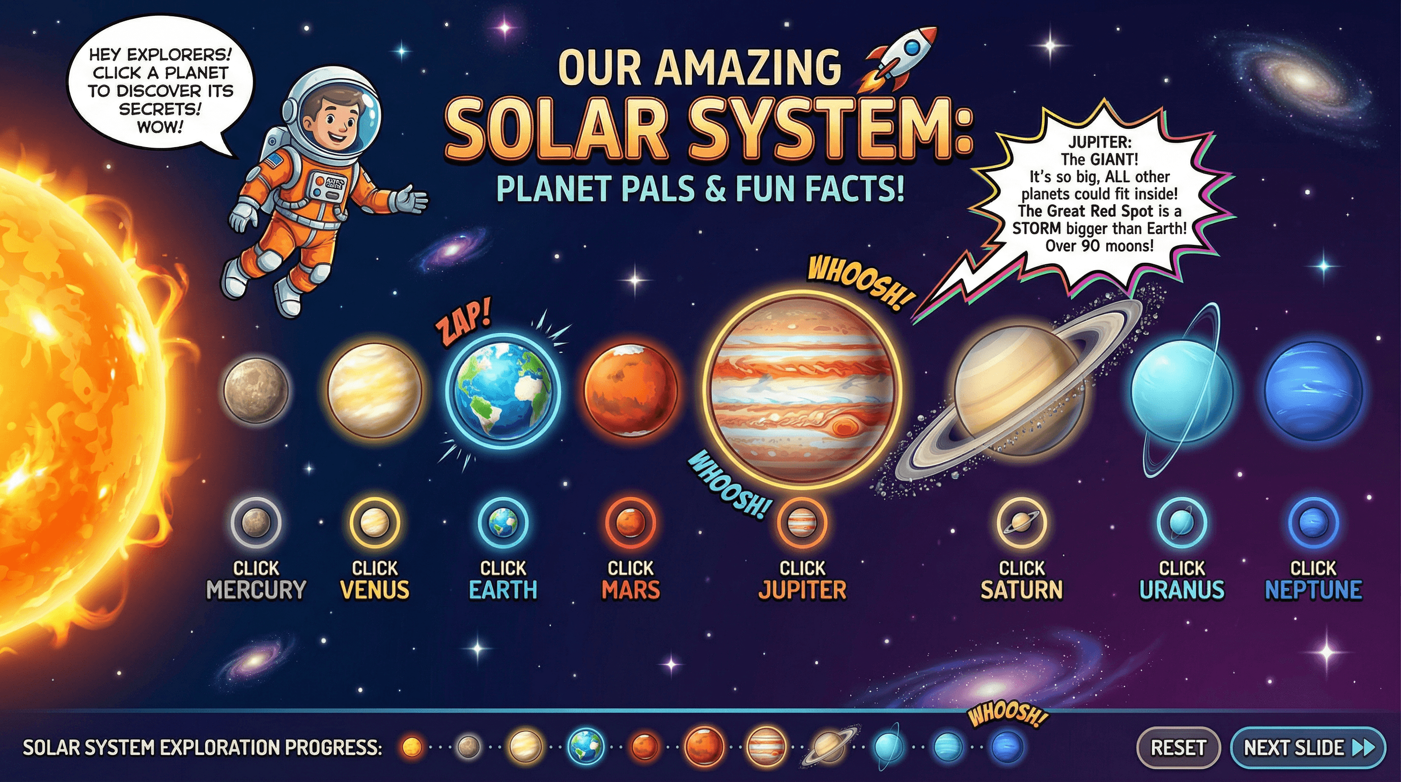 Solar System Explorer - Variation 3