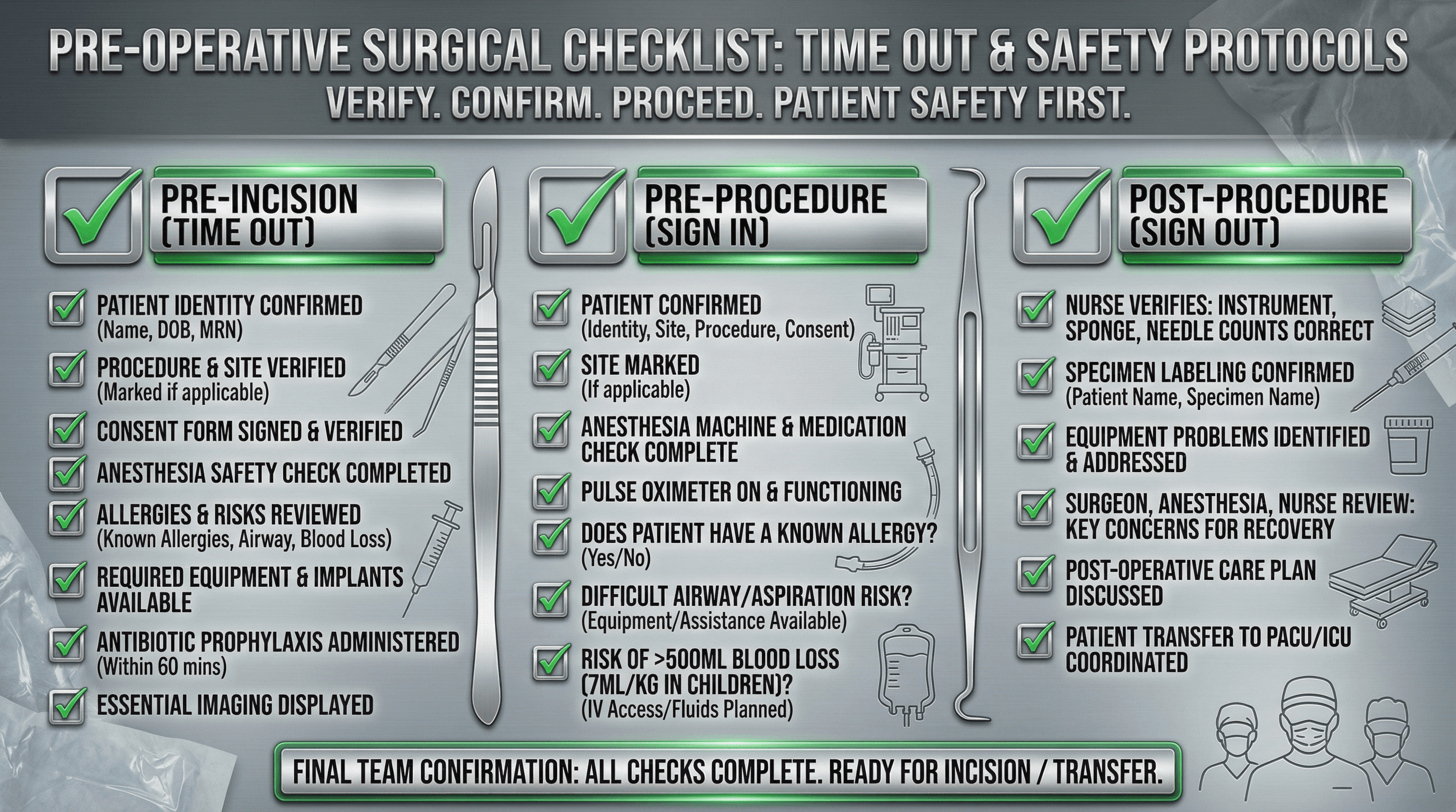 Surgery Preparation Checklist - Variation 4