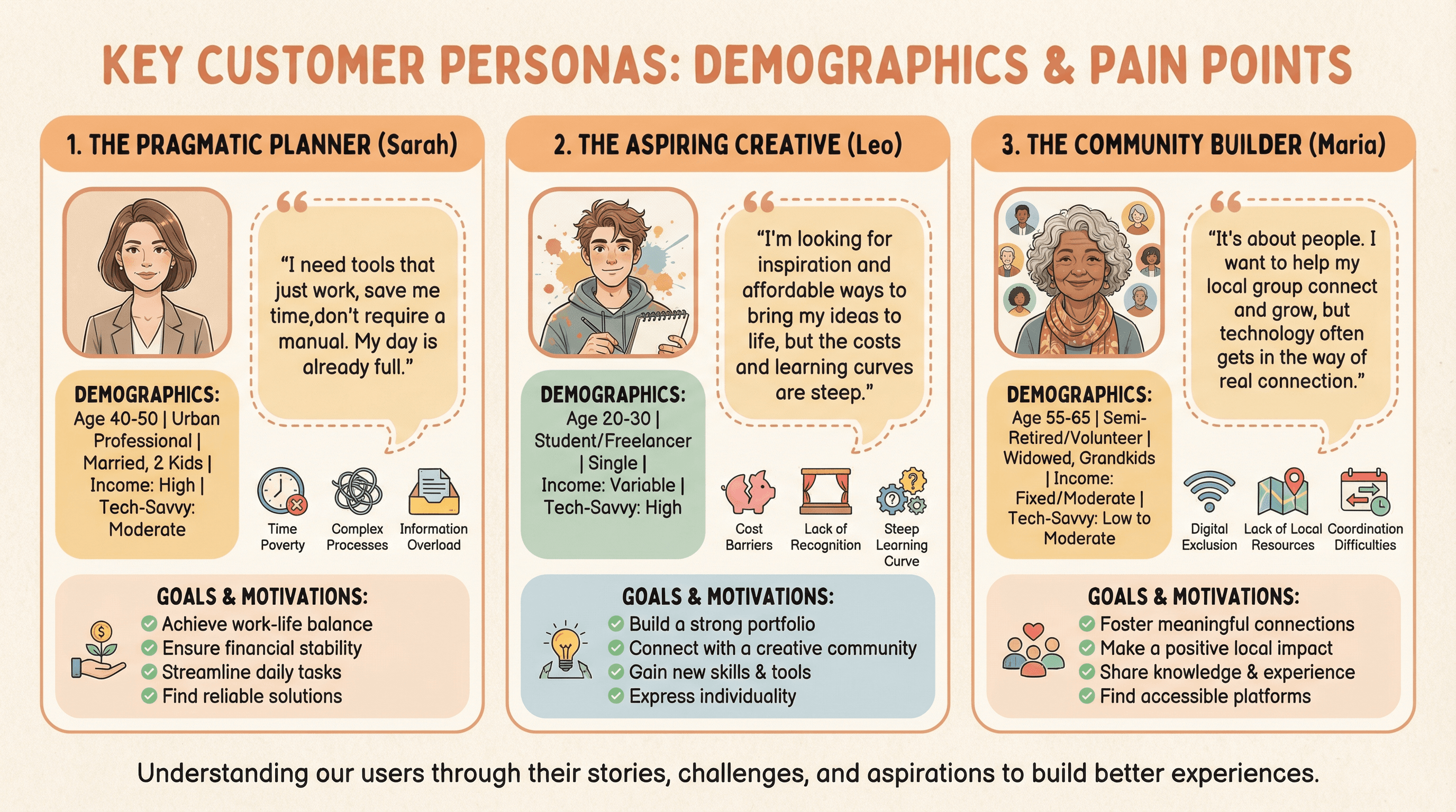 Target Audience Personas - Variation 2