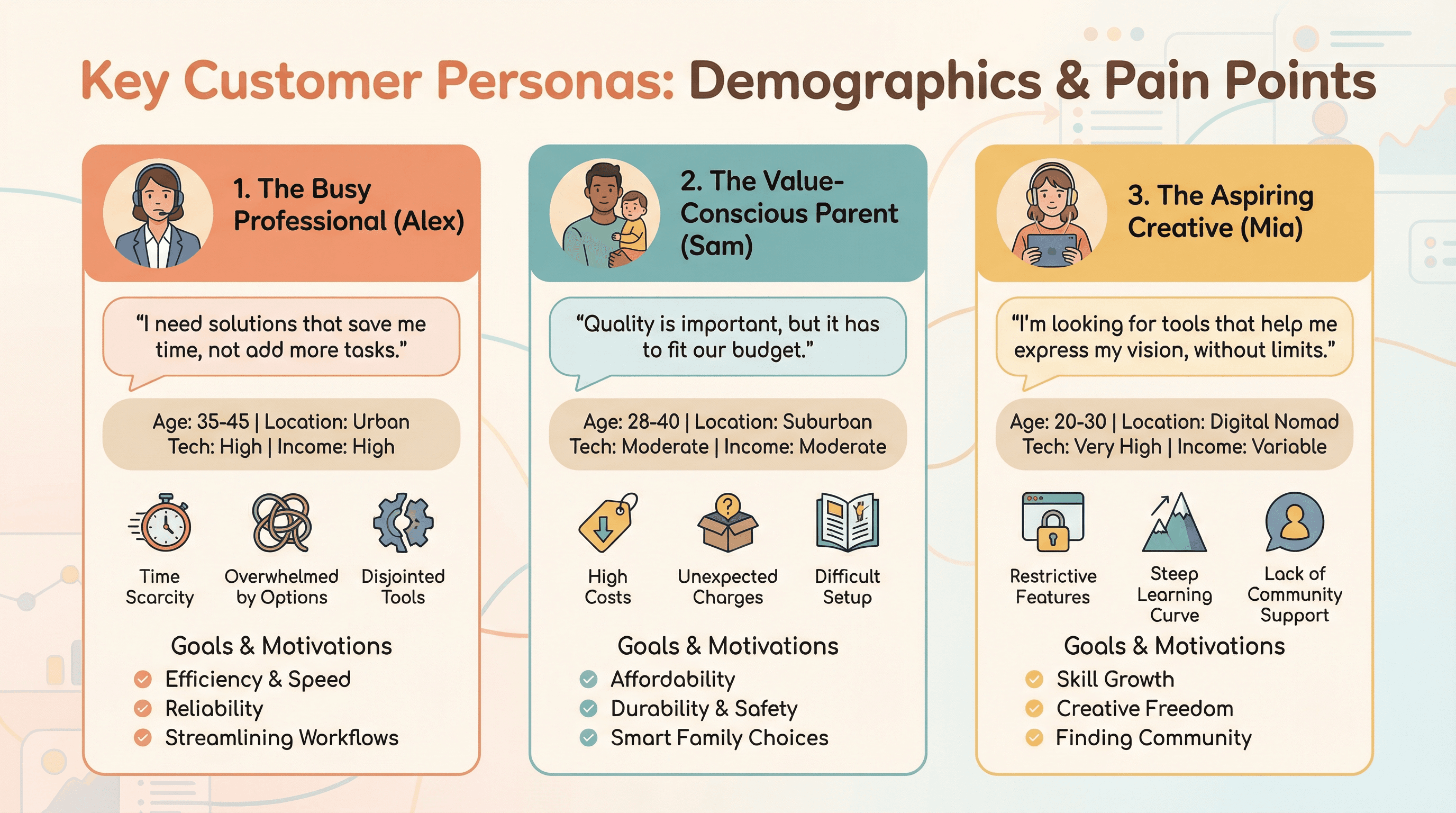 Target Audience Personas - Variation 3