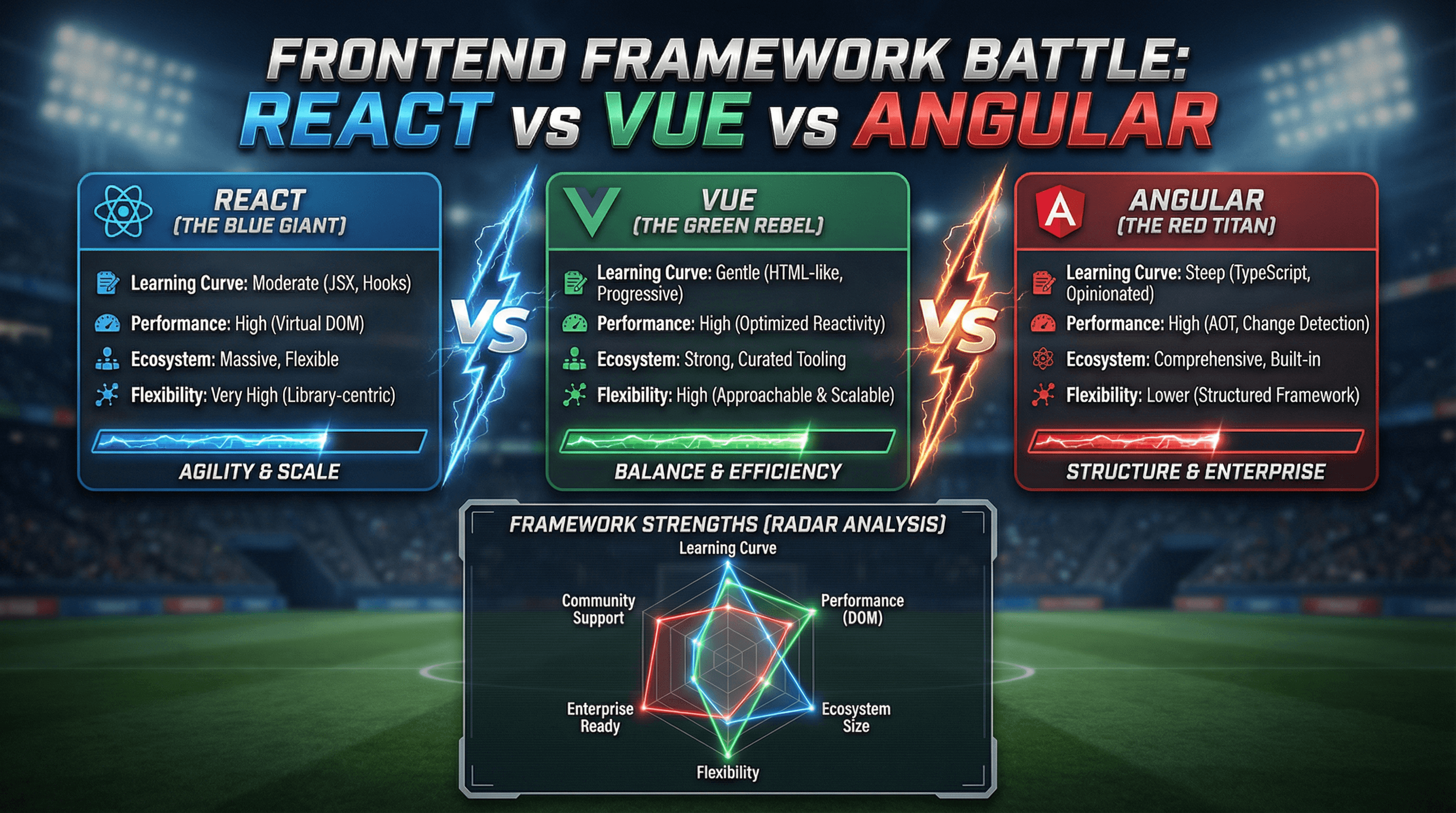 Tech Stack Comparison - Variation 4