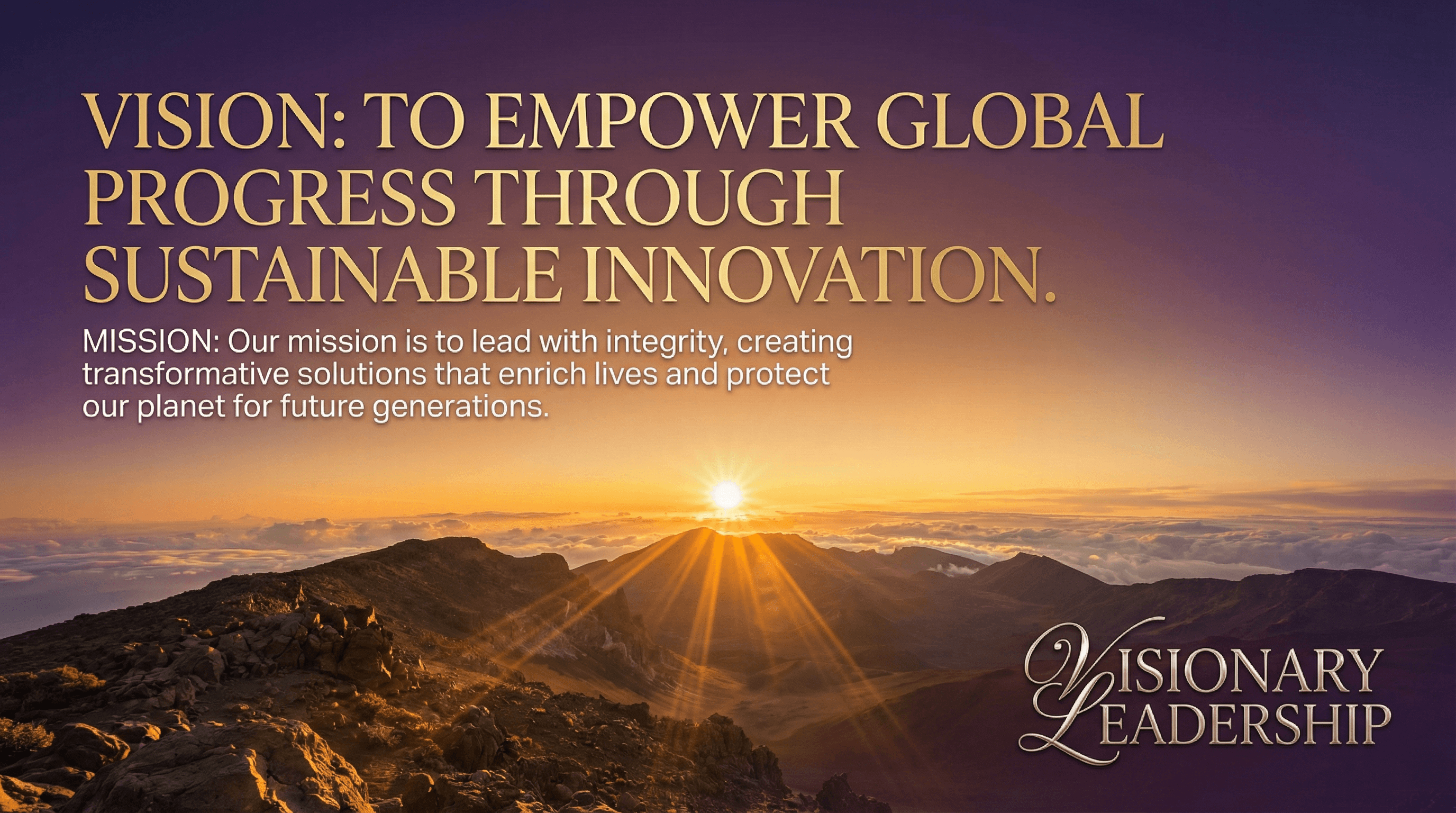 Company Vision Statement - Variation 4