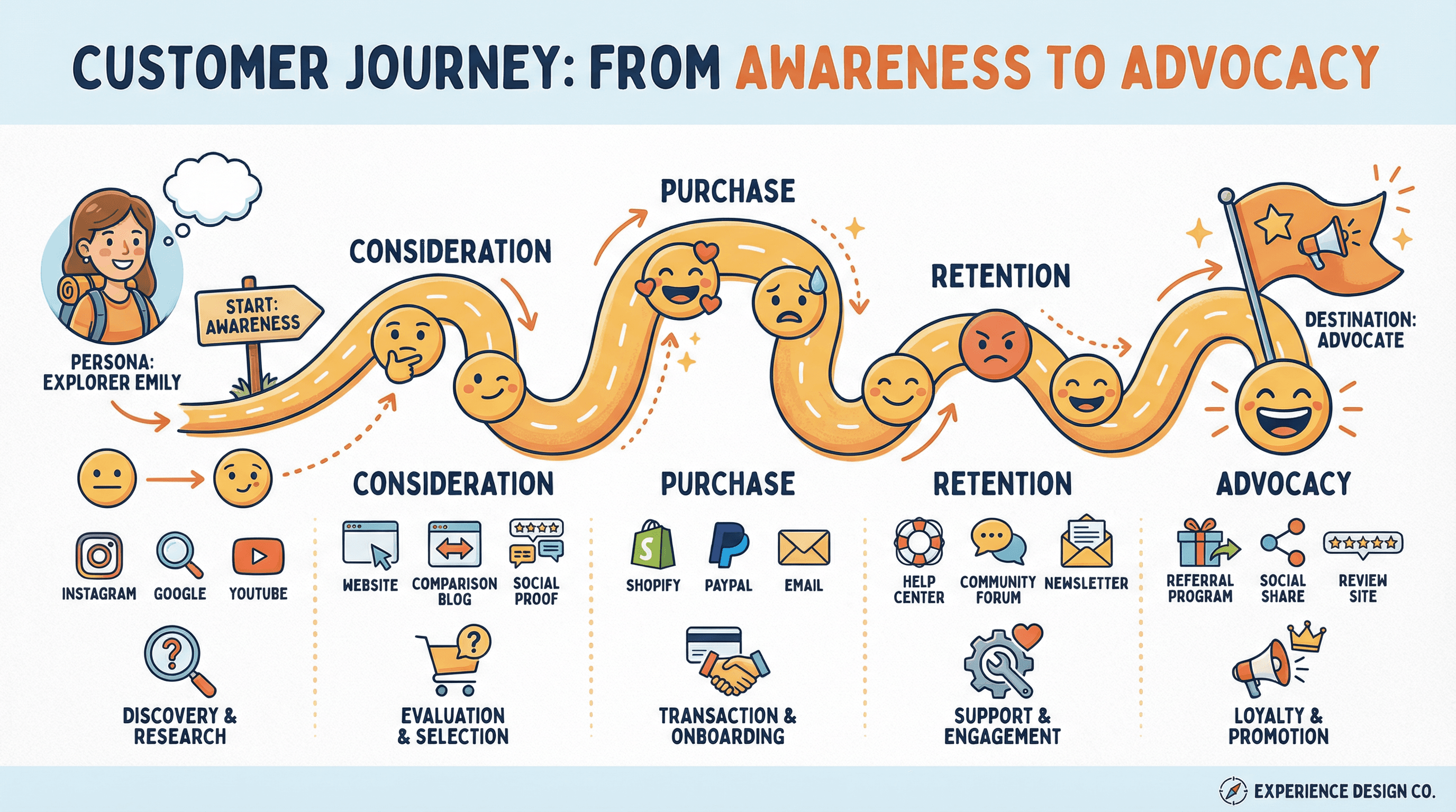 Customer Journey Map - Variation 4