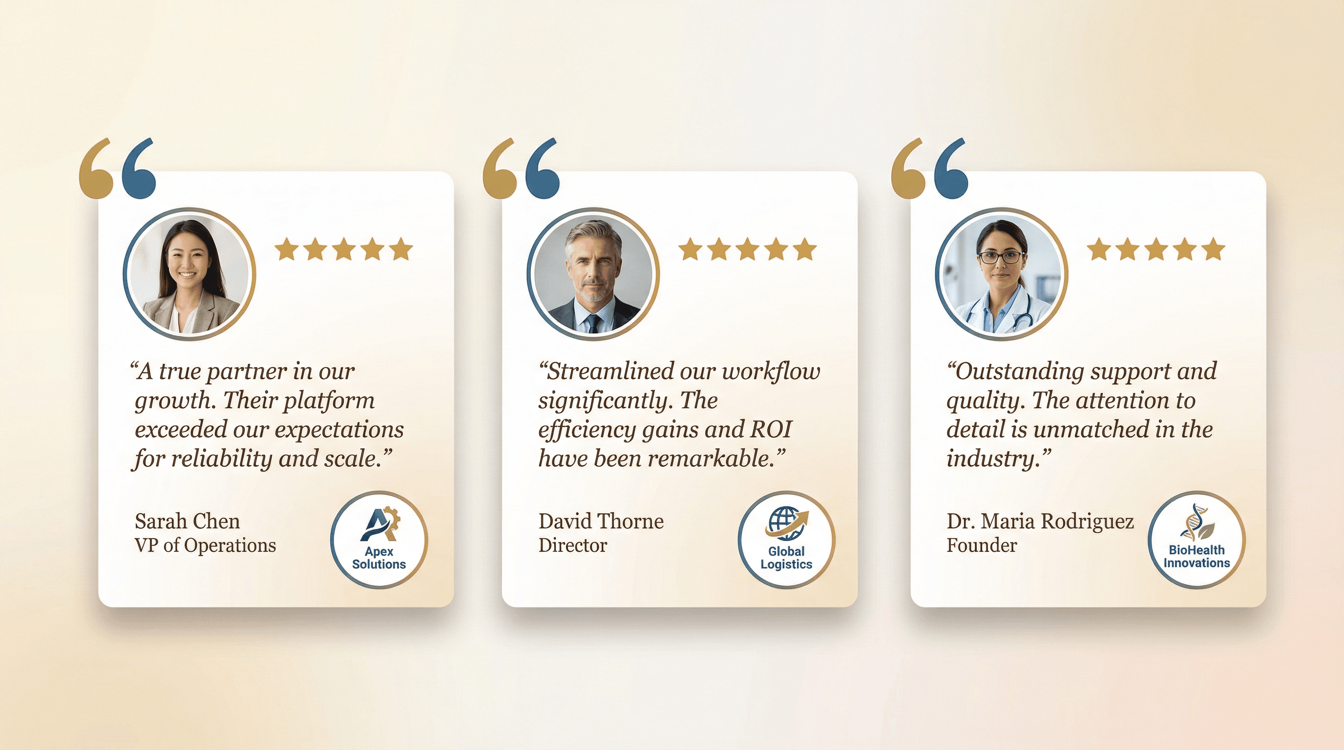 Customer Testimonial Showcase - Variation 3