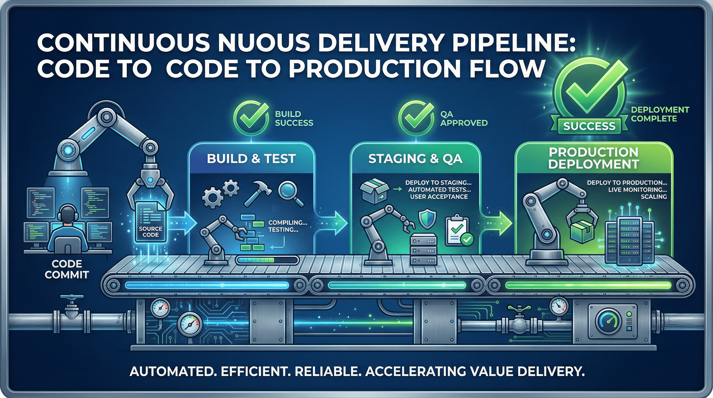 DevOps Pipeline Flow - Variation 2