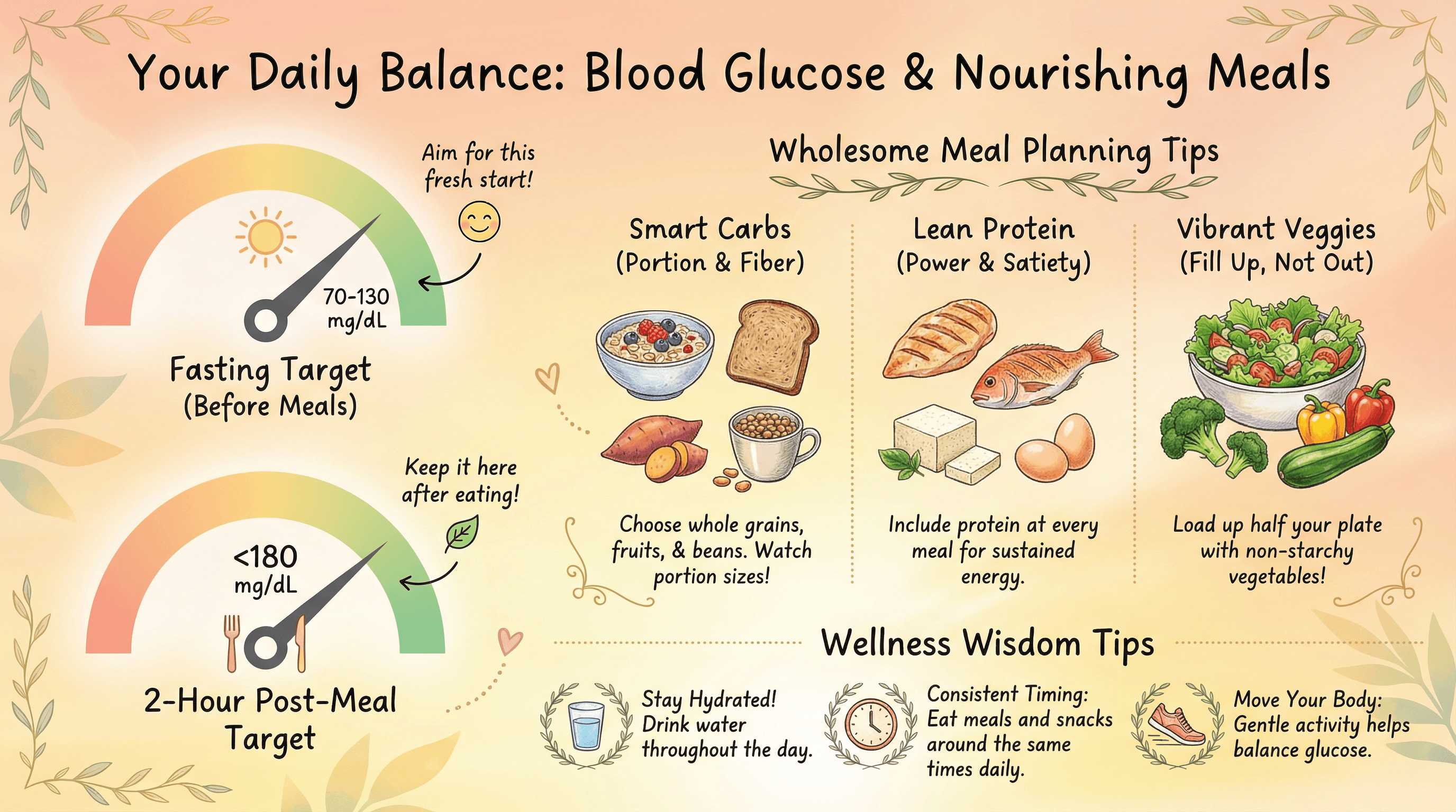 Diabetes Management Dashboard - Variation 4