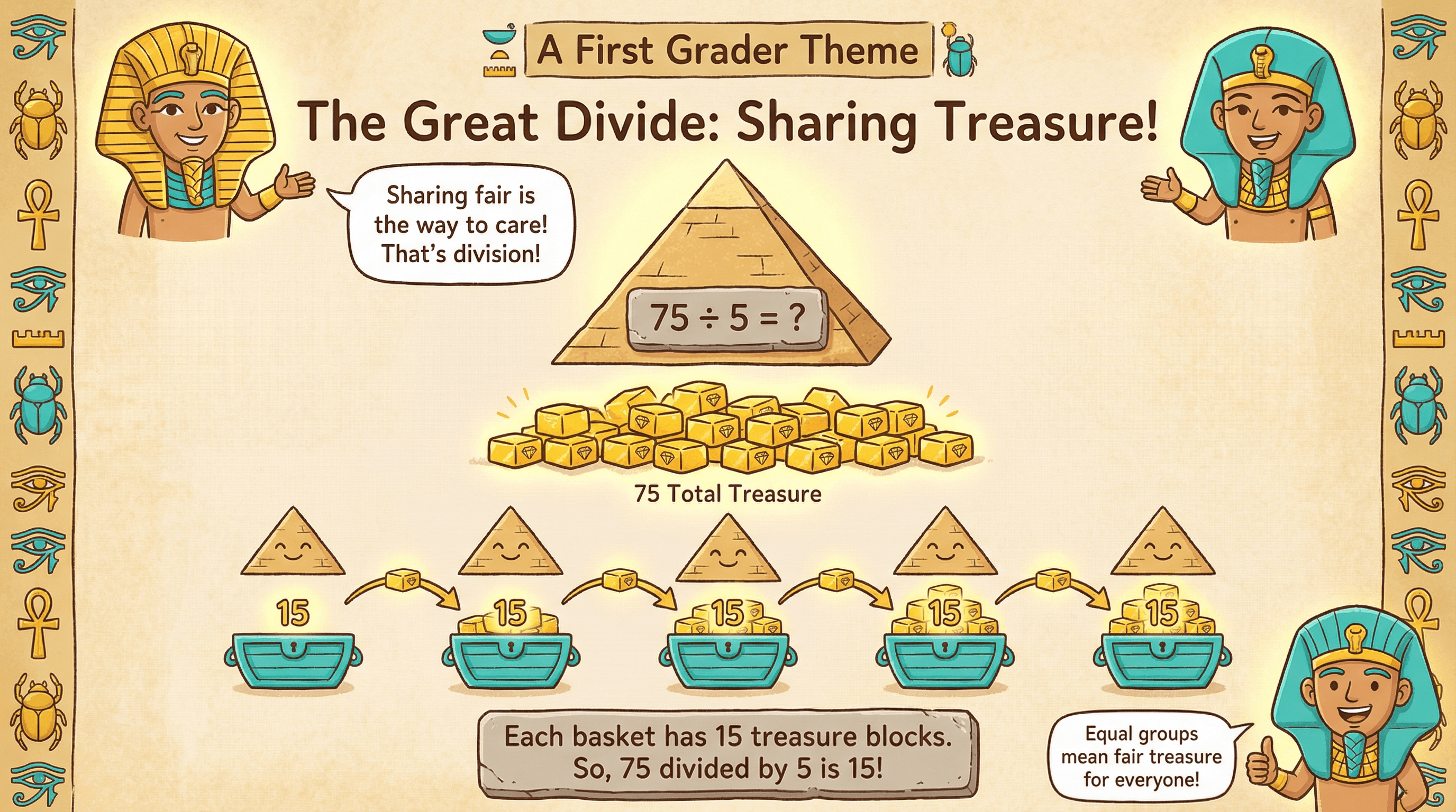 Egyptian Cartoon Lesson Slides - Variation 3