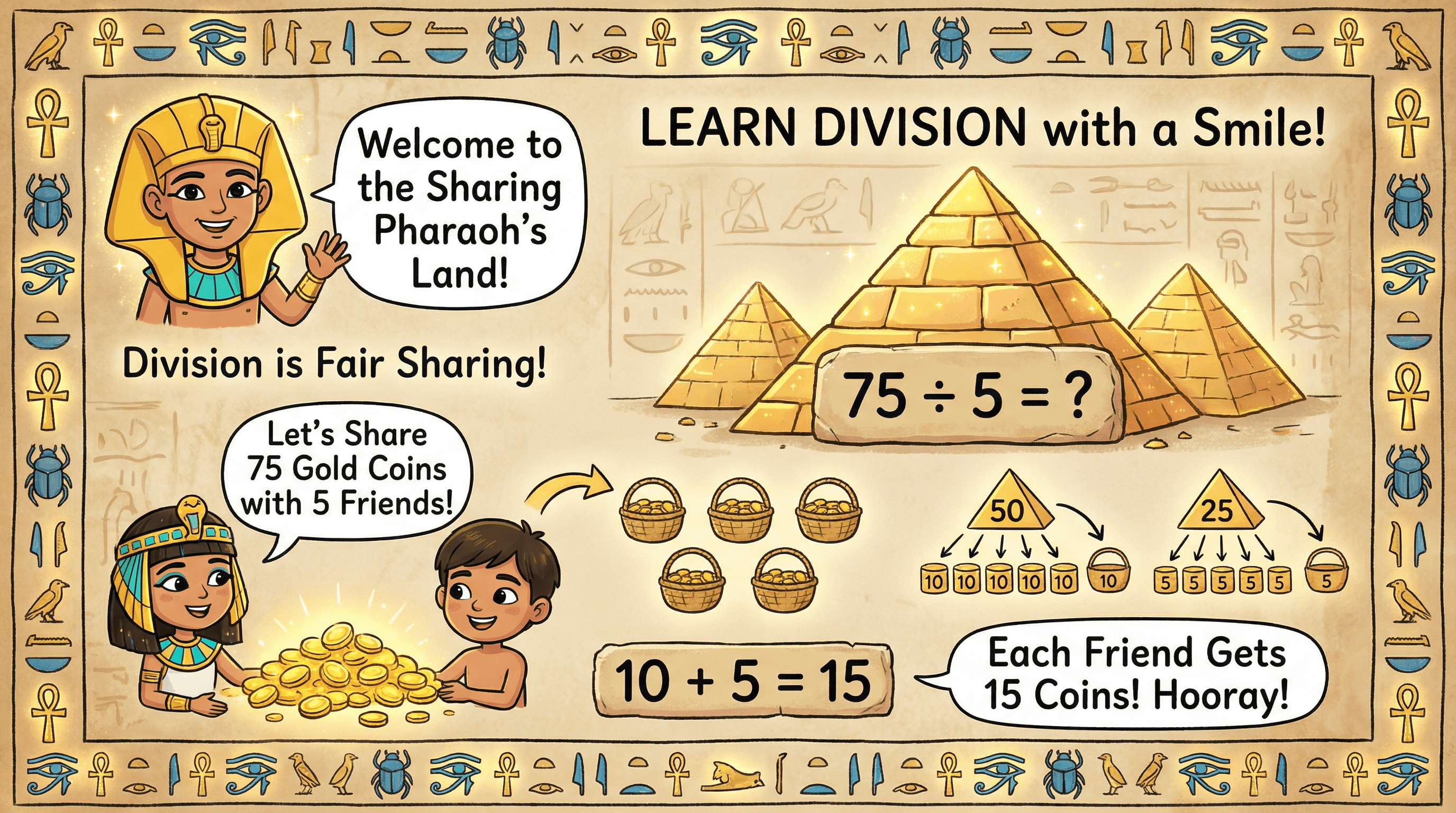 Egyptian Cartoon Lesson Slides - Variation 4