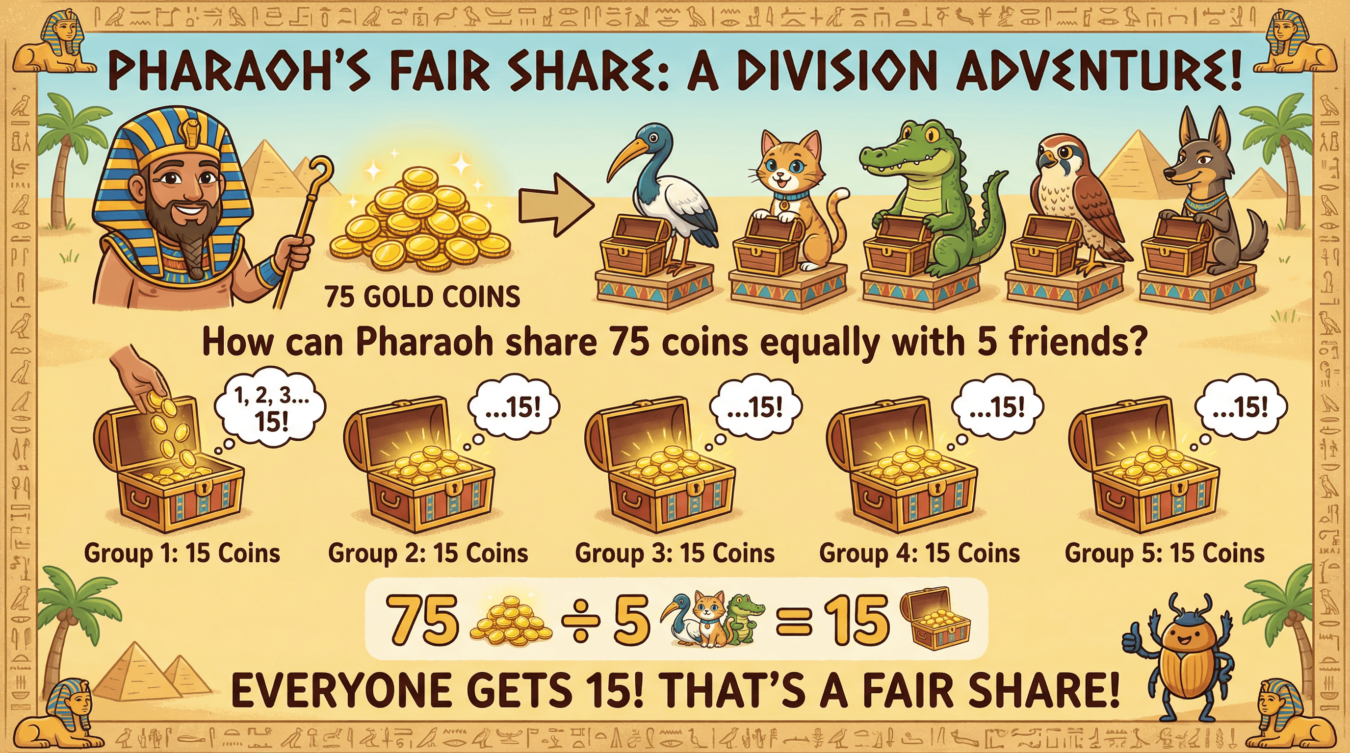 Egyptian Cartoon Lesson Slides - Variation 4