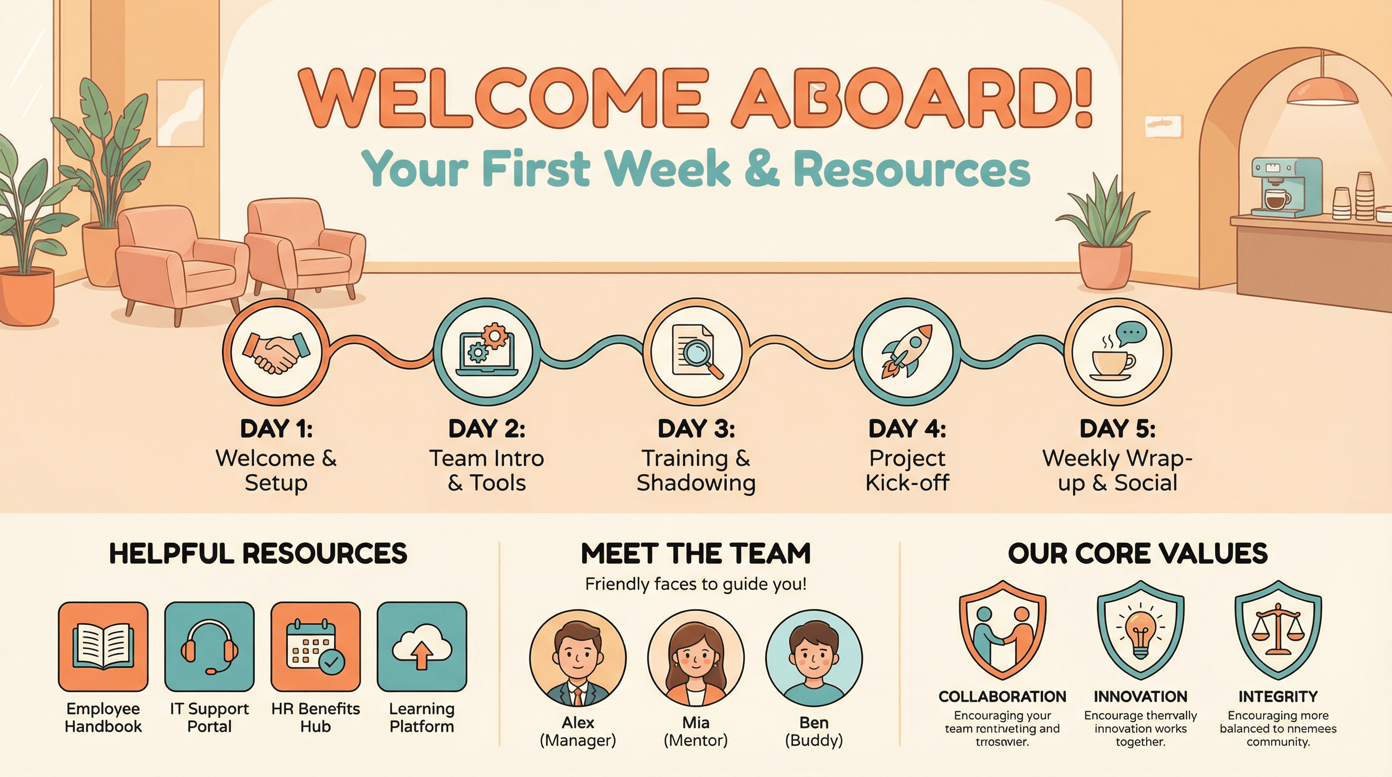 Employee Onboarding Overview - Variation 2