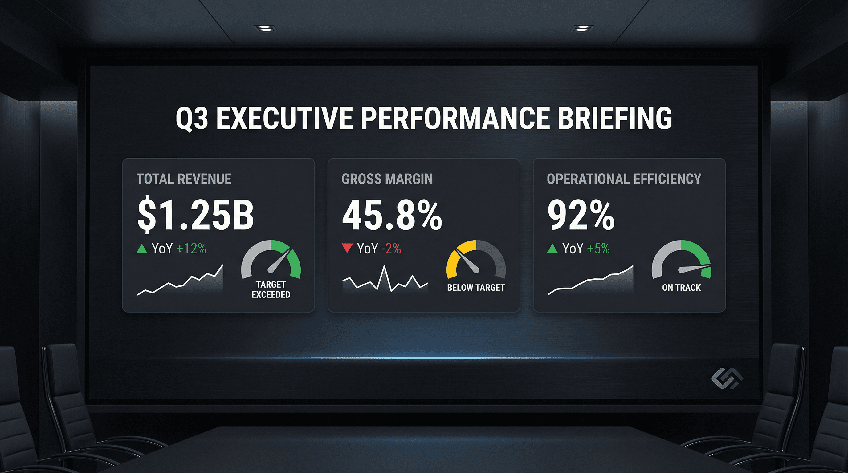 Executive Dashboard - Variation 3
