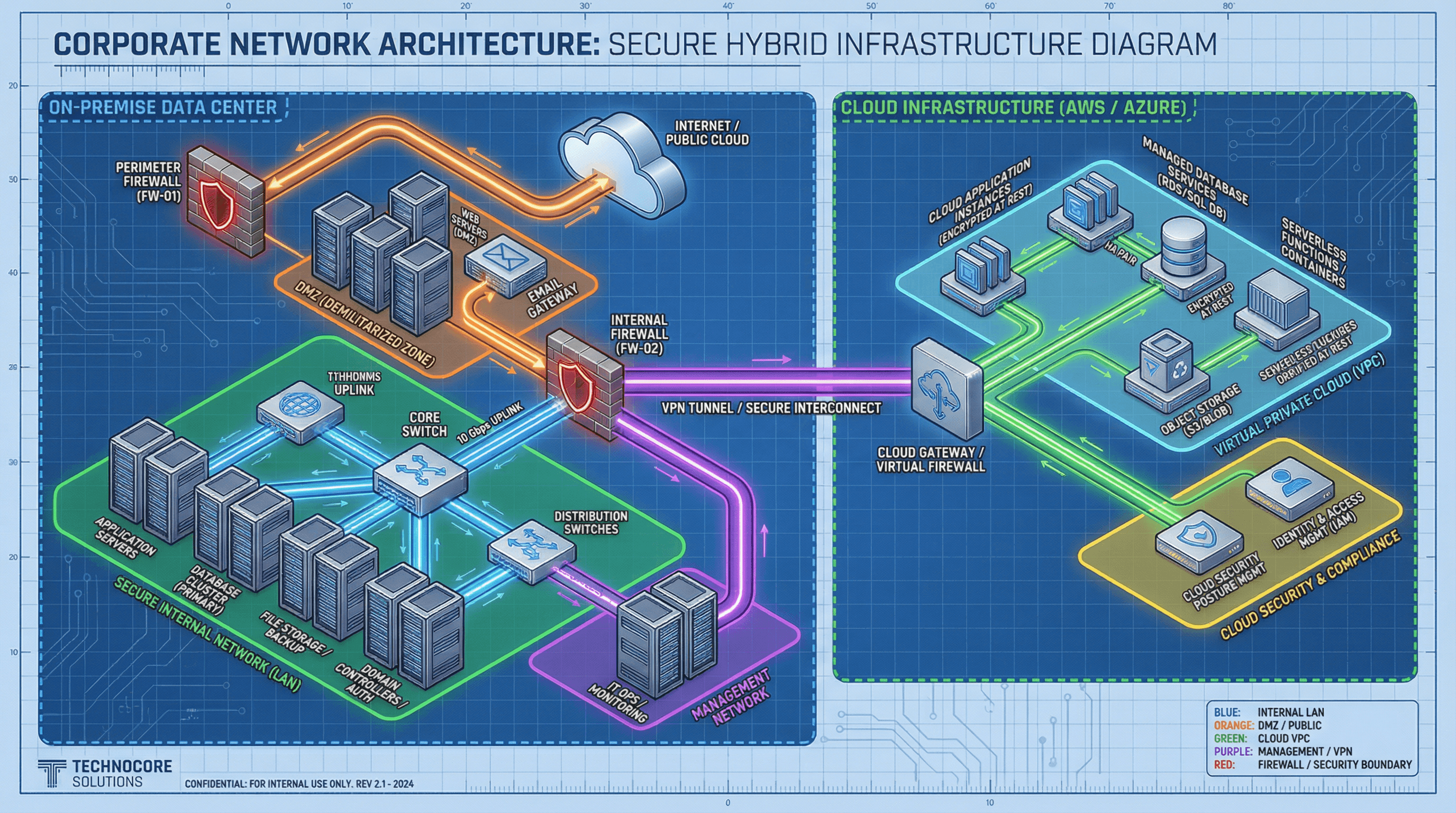 Network Topology Diagram - Variation 2