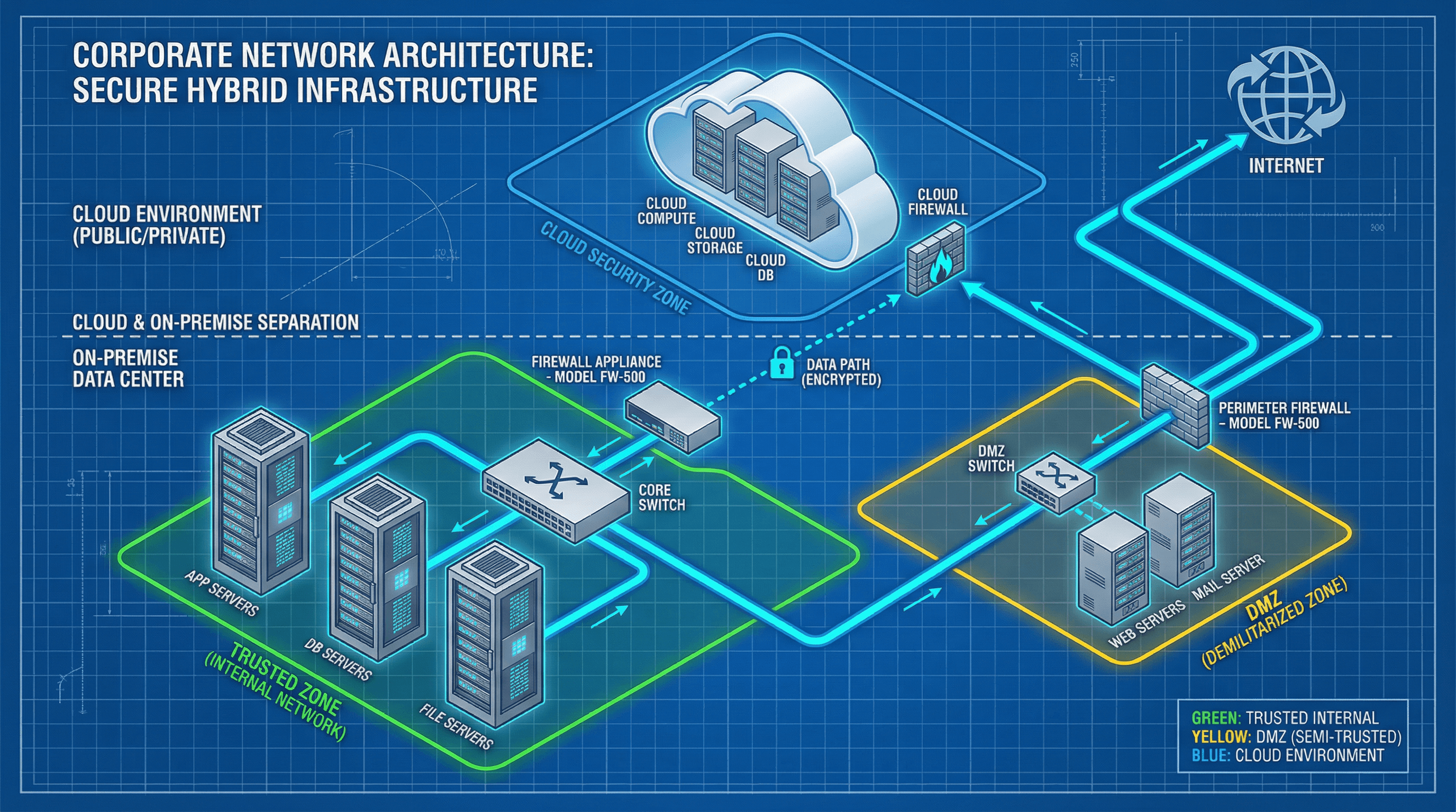Network Topology Diagram - Variation 3