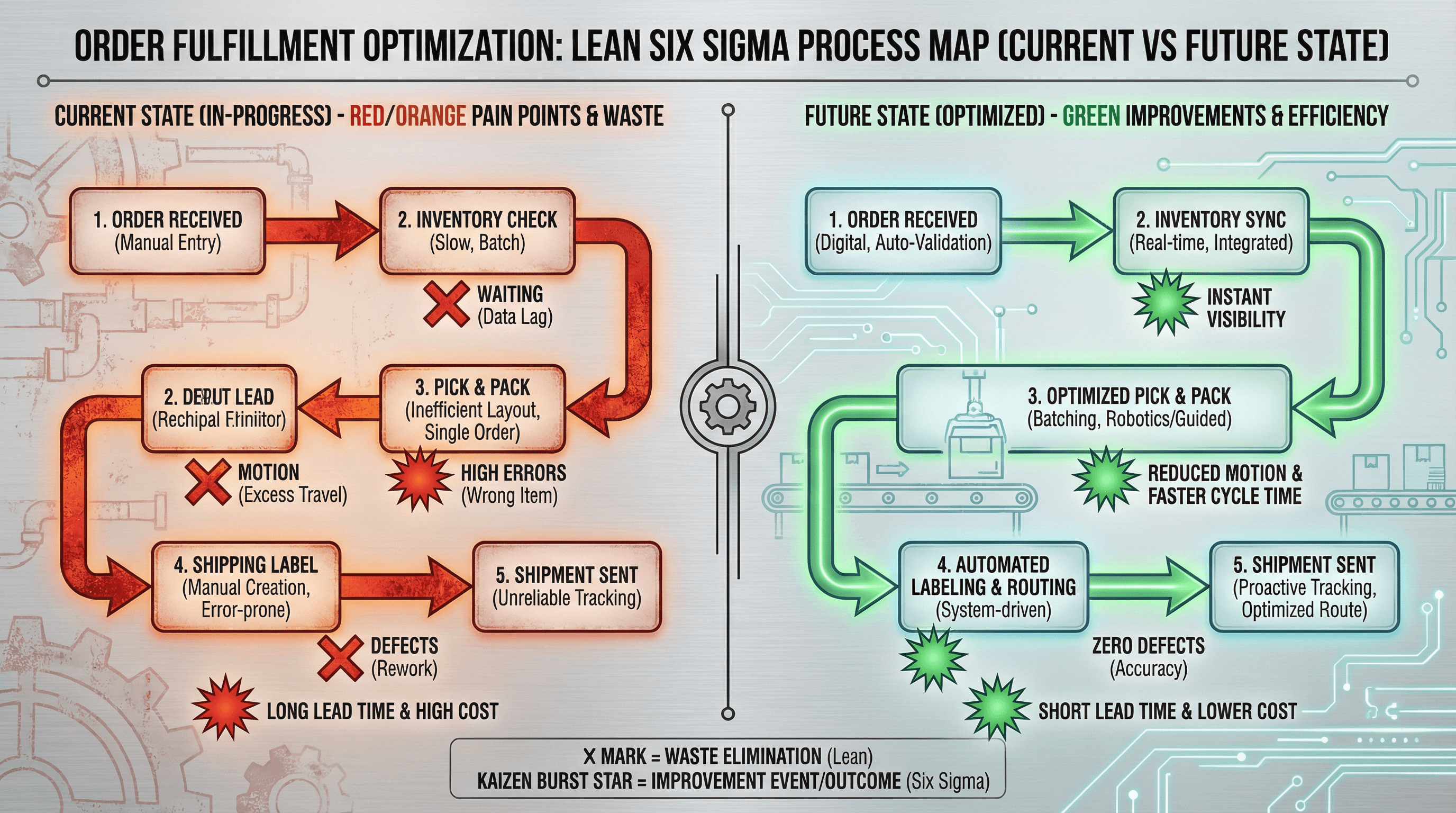 Process Improvement Map - Variation 4