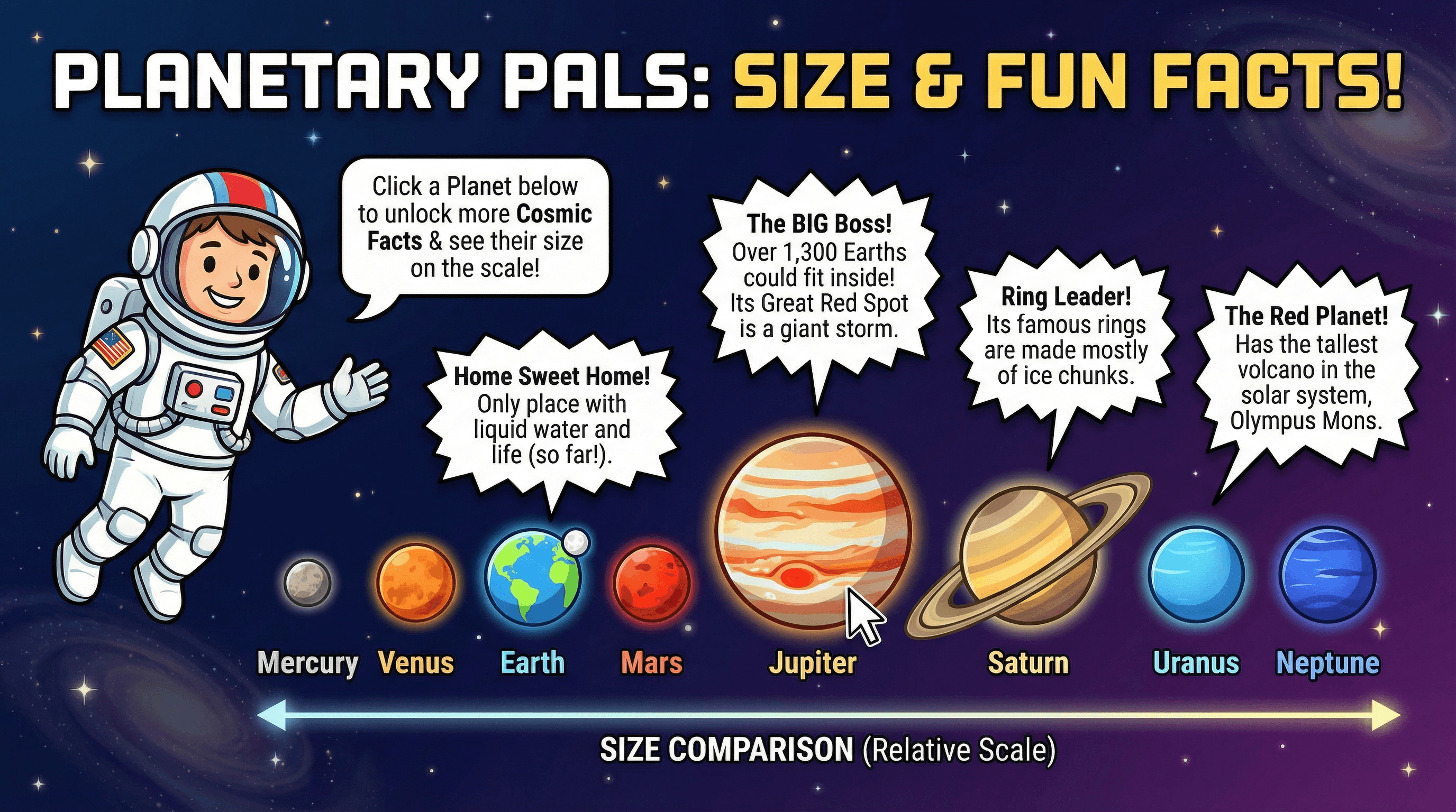 Solar System Explorer - Variation 4