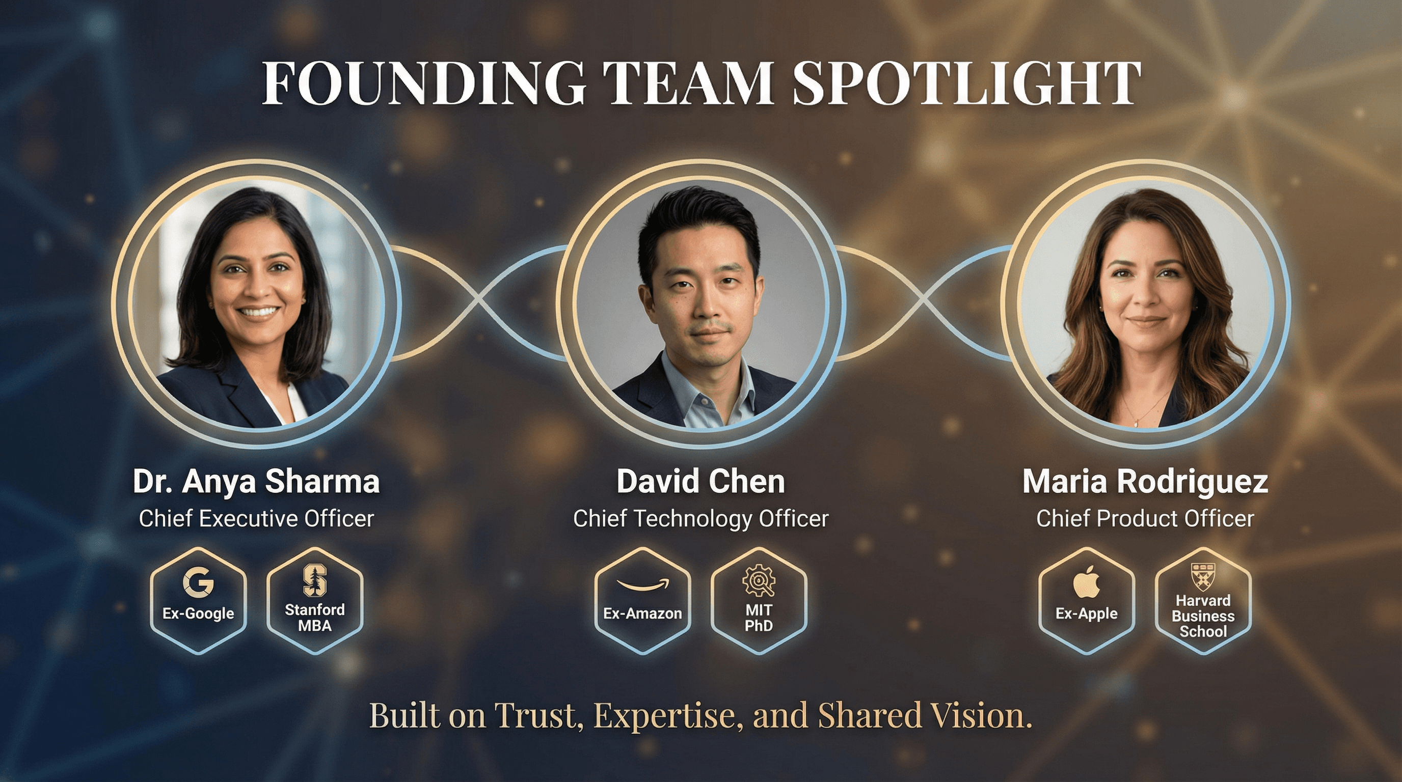 Startup Pitch: Team Introduction - Variation 3