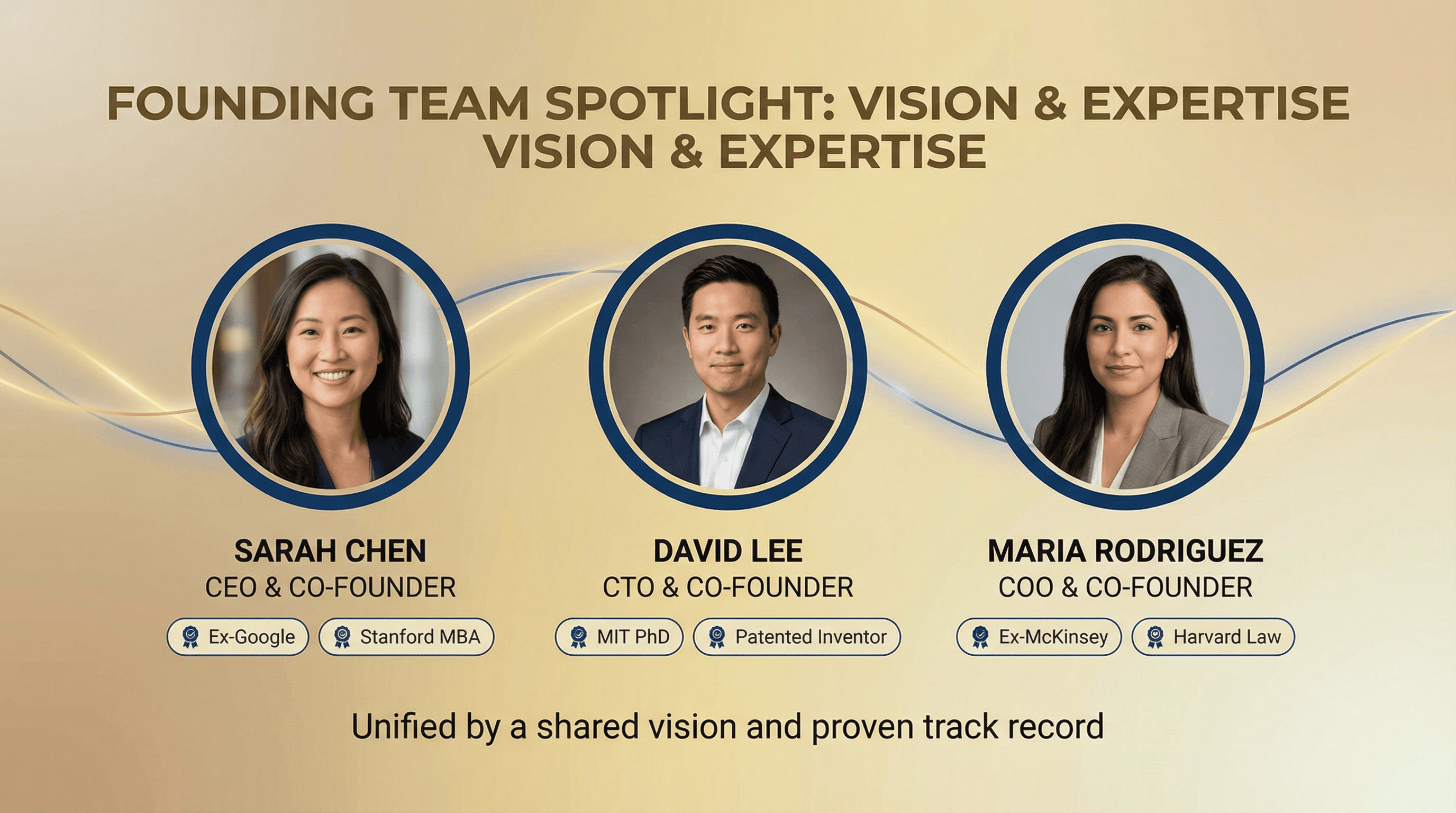 Startup Pitch: Team Introduction - Variation 4