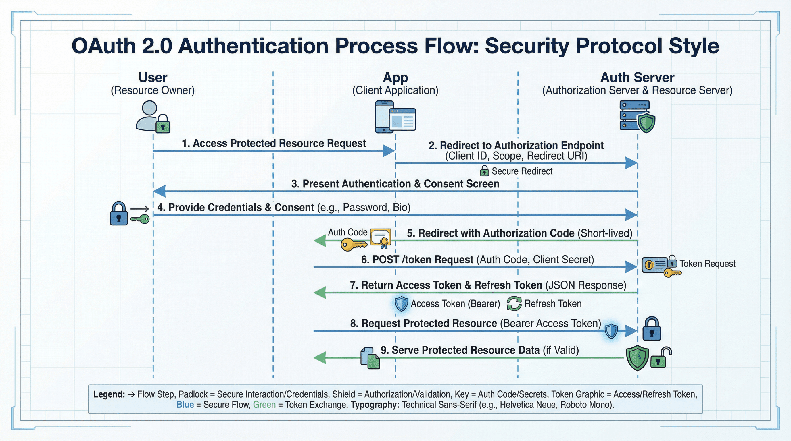 User Authentication Flow - Variation 3